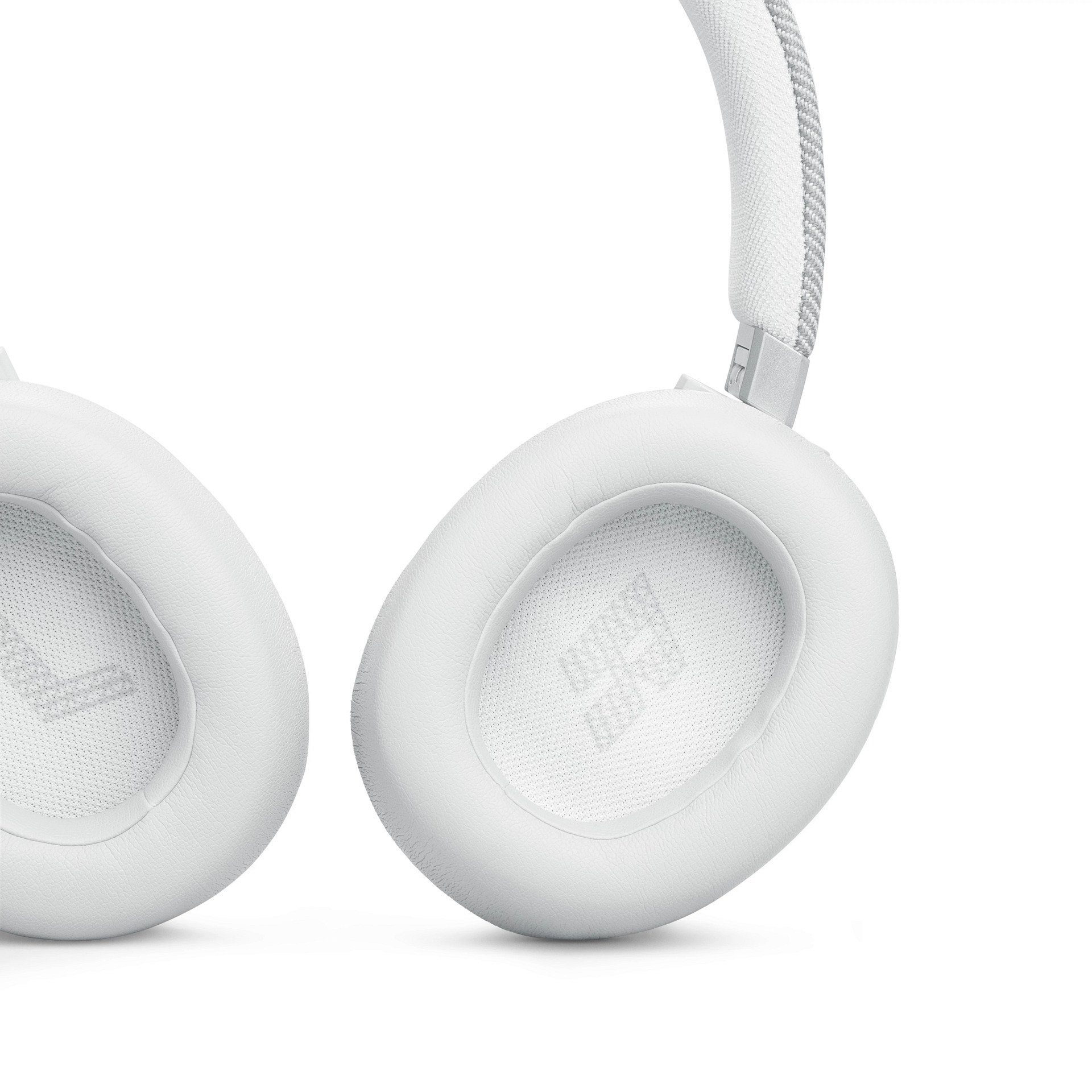 Surround Noise Weiß Over-Ear-Kopfhörer Sound JBL Signature Adaptive Kopfhörer Kabelloser Alexa, Assistant, mit mit True 770NC Multi-Point-Verbindung, Google (Adaptive Sound LIVE und Transparenzmodus, Cancelling) Noise-Cancelling, JBL wireless