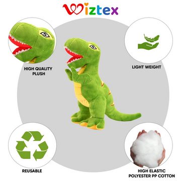 Wiztex Kuscheltier Dinosaurier Plüschtier, 30 cm Stofftier Premium Geschenk für Kinder