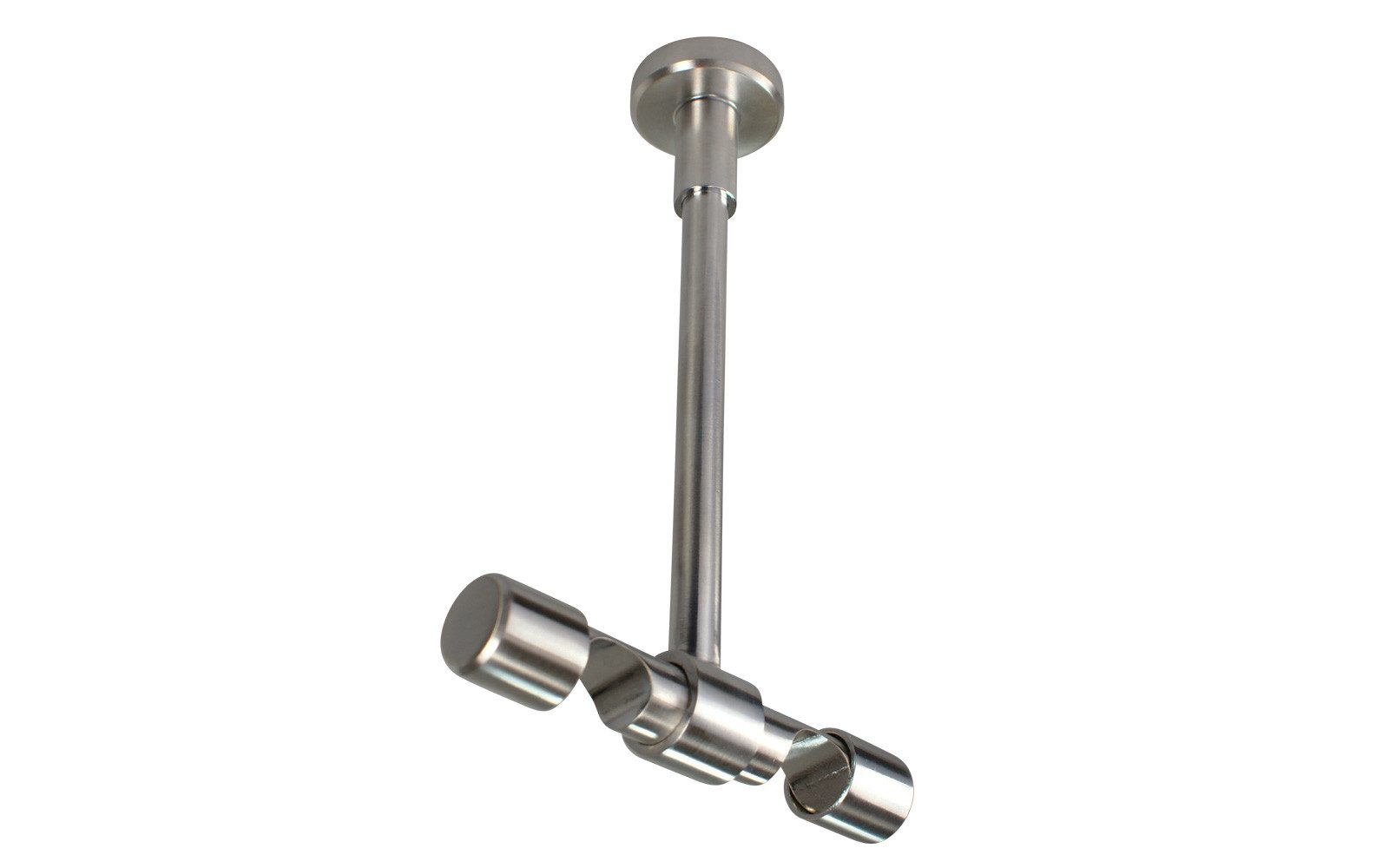 iso-design Deckenträger für Gardinenstangen 20 mm 2-läufig mit großem Decke günstig online kaufen