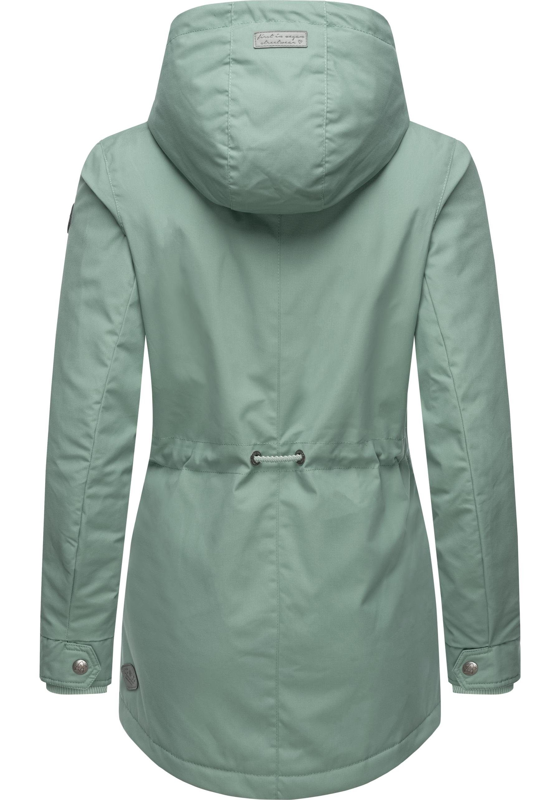 Ragwear Winterjacke Monadis Black Label stylischer Winterparka für die kalte Jahreszeit