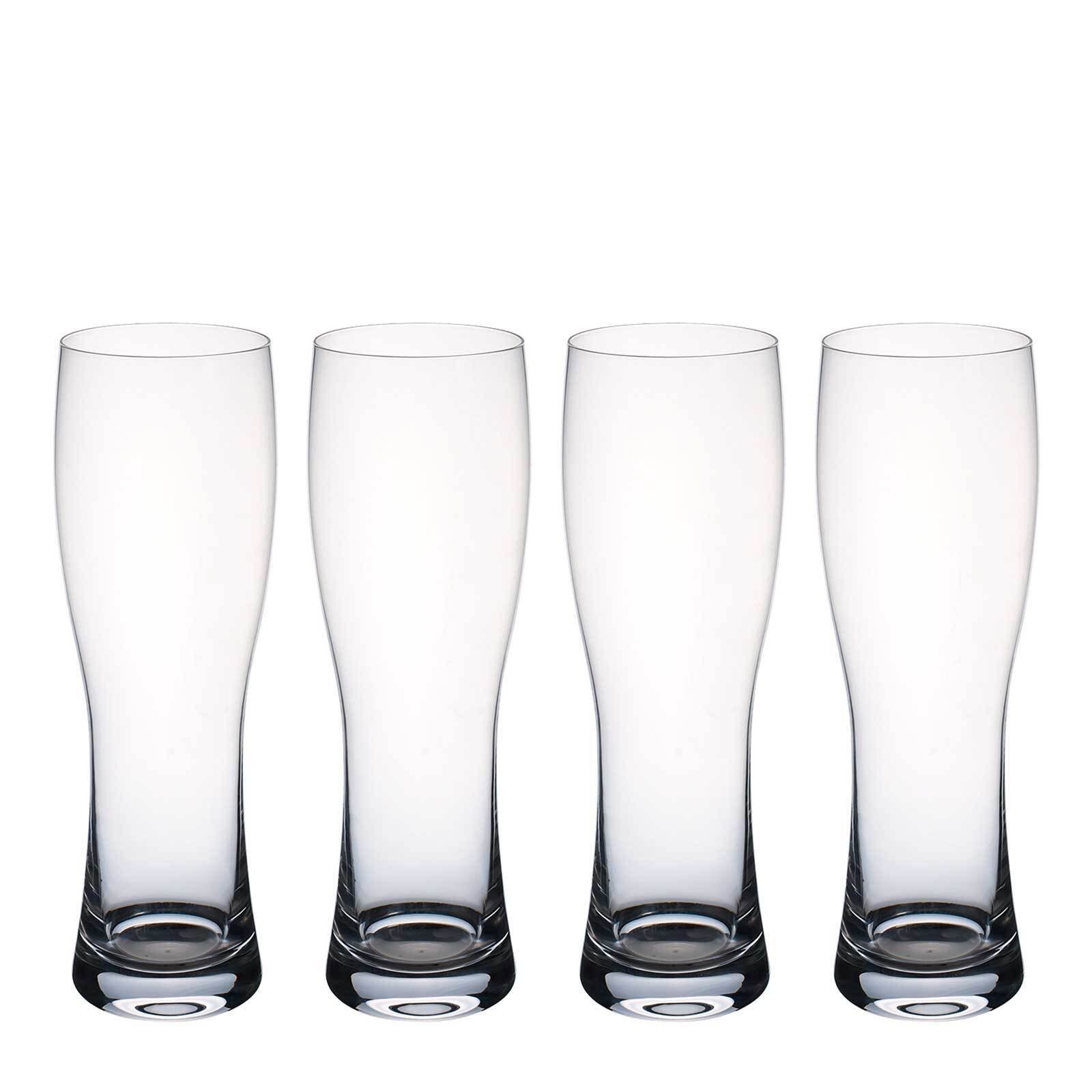 Villeroy & Boch Bierglas Purismo Beer Weizengläser 500 ml 4er Set, Glas