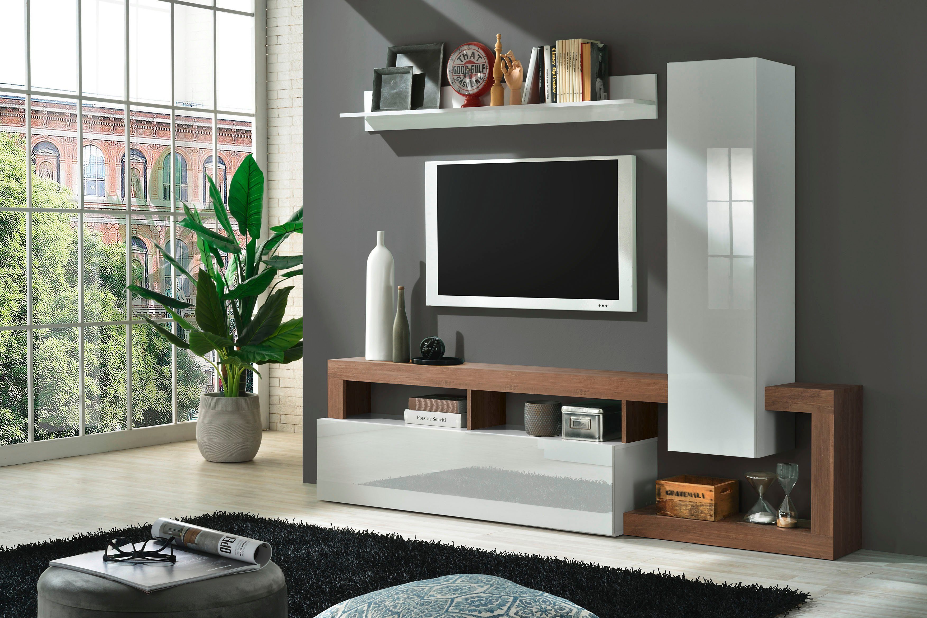 Home affaire Wohnwand Hamburg, (Set, 3-St)