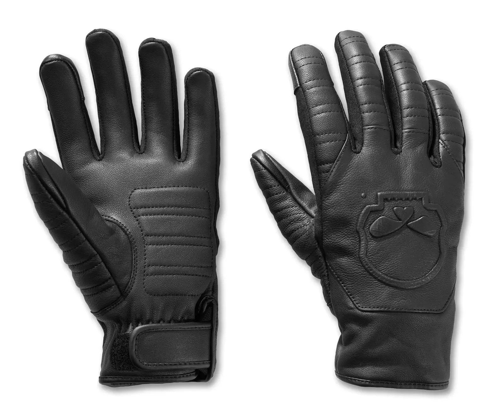 HARLEY-DAVIDSON Motorradhandschuhe Handschuhe Leather Willie G Skull