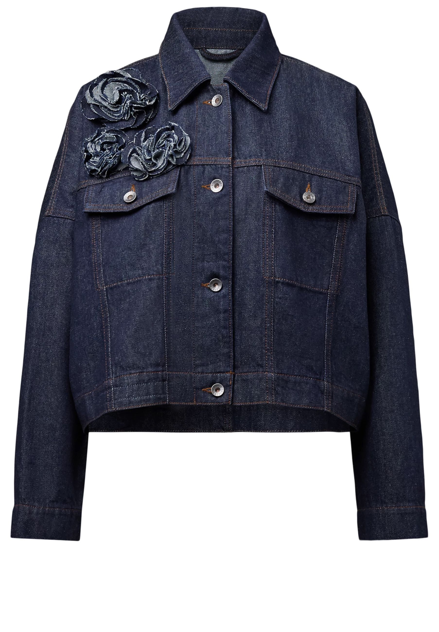 Drykorn Jeansjacke Holbrooks mit Aufnähern (1-St)