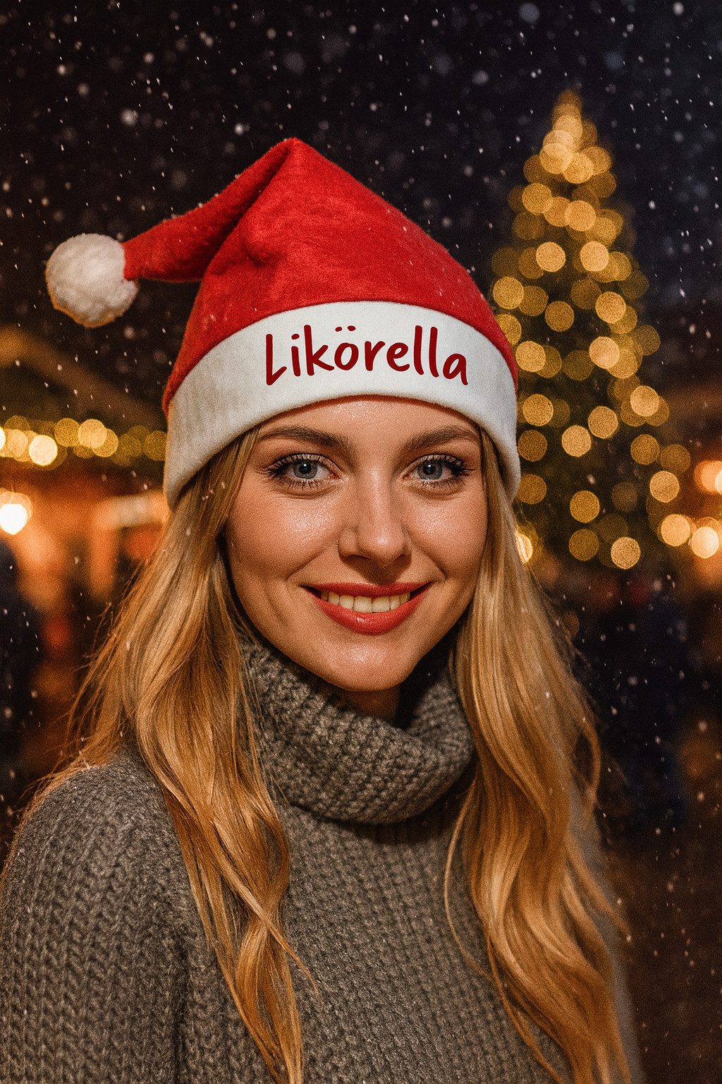 Deggelbam Bommelmütze Weihnachtsmannmütze Nikolausmütze mit lustiger Aufschrift (Partymütze, Skimütze, Weihnachtsmarktmütze, Wintermarktmütze, Glühweinchen, Suffine, Zipfelklatscher, Harry Shotter, Bibi Shotberg) Bierkules, Bibi Shotberg, Hans im Suff, Harry Shotter, Robin Schluck