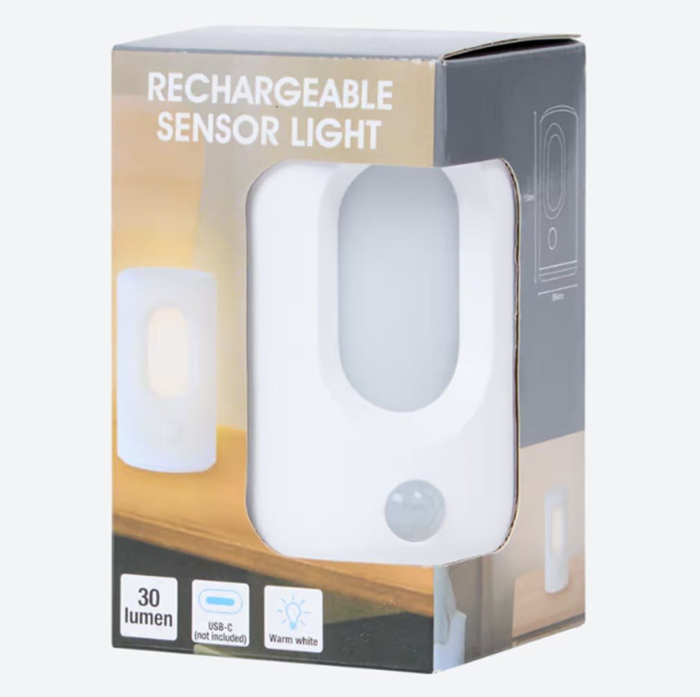 Schou Nachtlicht Sensorleuchte LED aufladbar 20 lm Flurlicht Nachtlicht – Bild 5 von 5