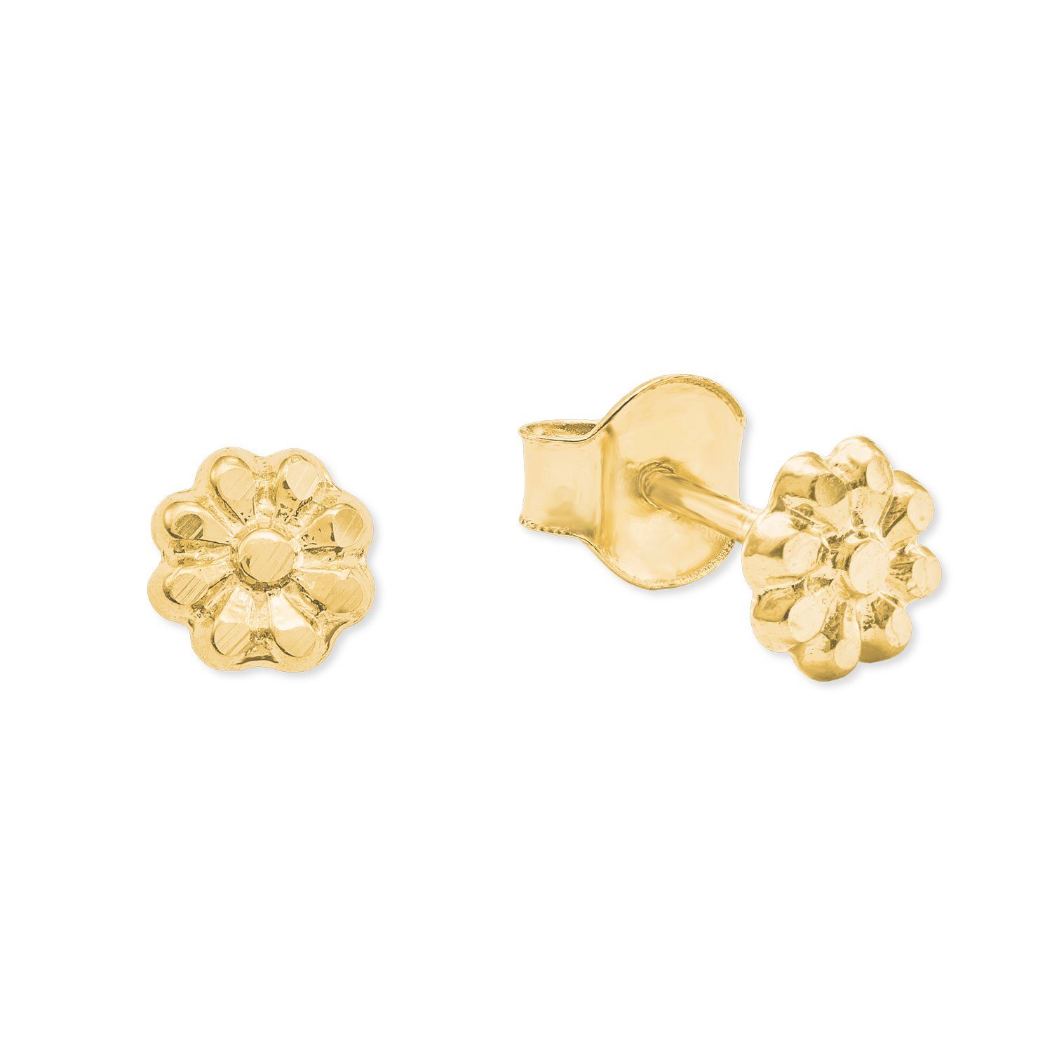 für Blume Mädchen, Ohrstecker-Set Gold Amor 375, (2-tlg)