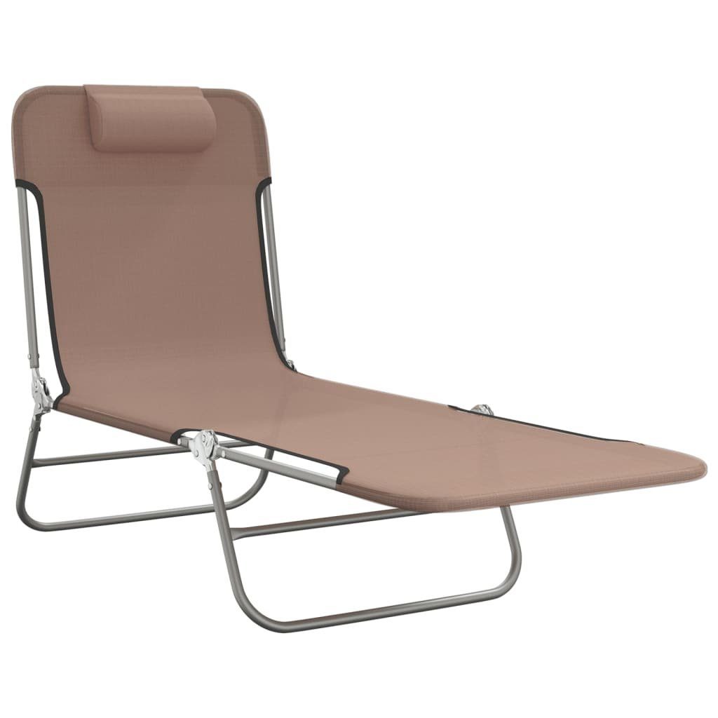 vidaXL Gartenliege Sonnenliegen Klappbar 2 Stk. günstig online kaufen