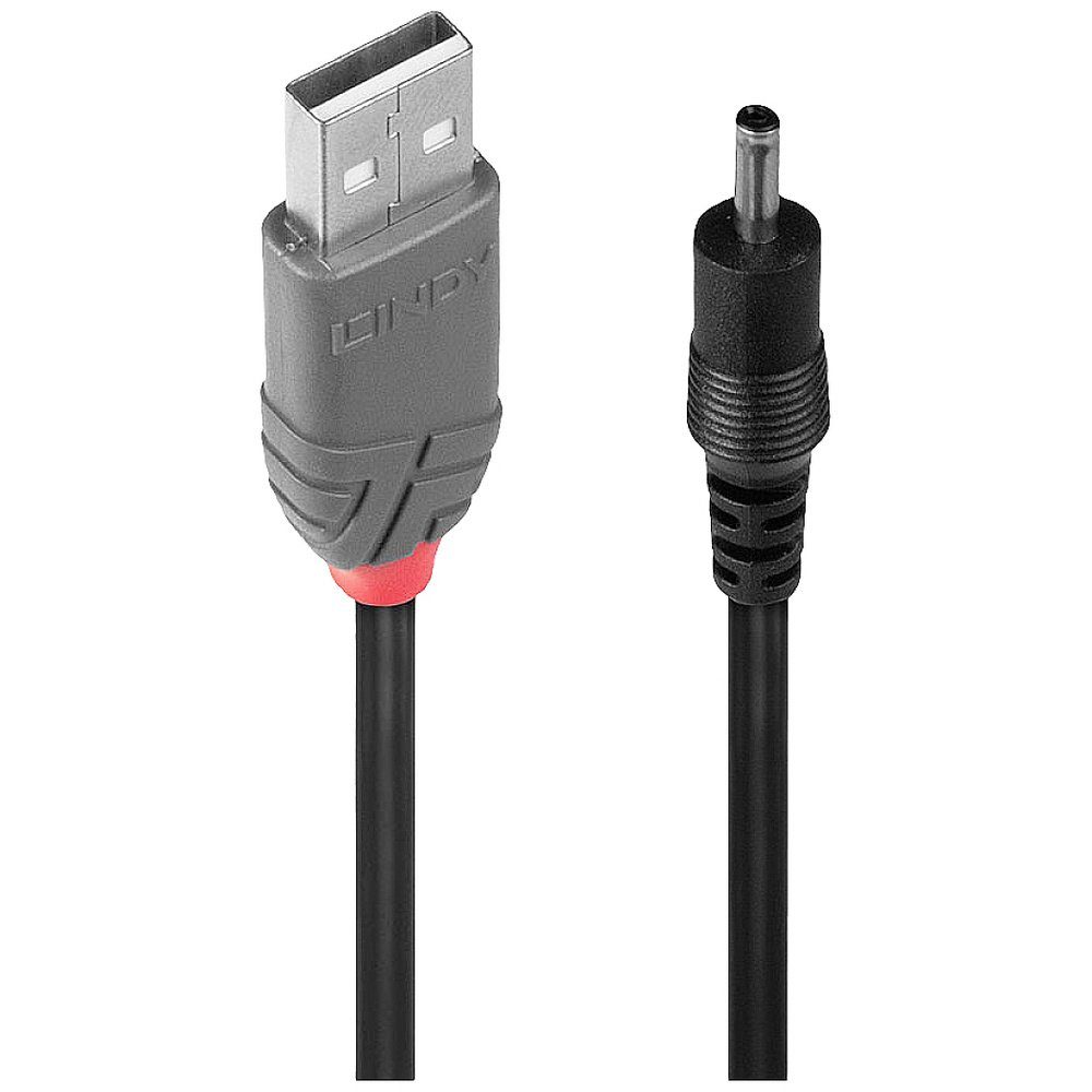 Lindy LINDY USB-Kabel USB 2.0 USB-A Stecker, DC Stecker 3,5 mm 1.50 m Schwa USB-Kabel, (150.00 cm)