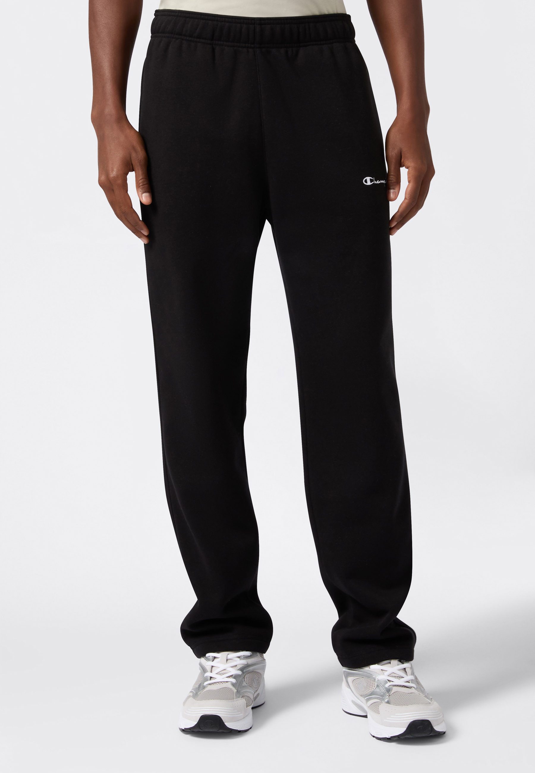 Champion Jogginghose ICONS Straight Hem Pants Fleece (1-tlg) geradliniger S günstig online kaufen