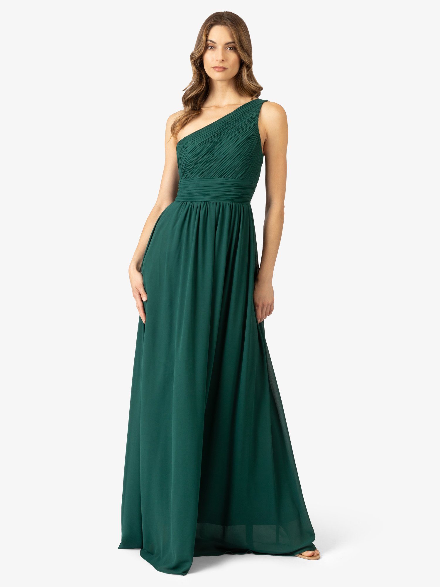 Apart Abendkleid mit Rückenausschnitt emerald