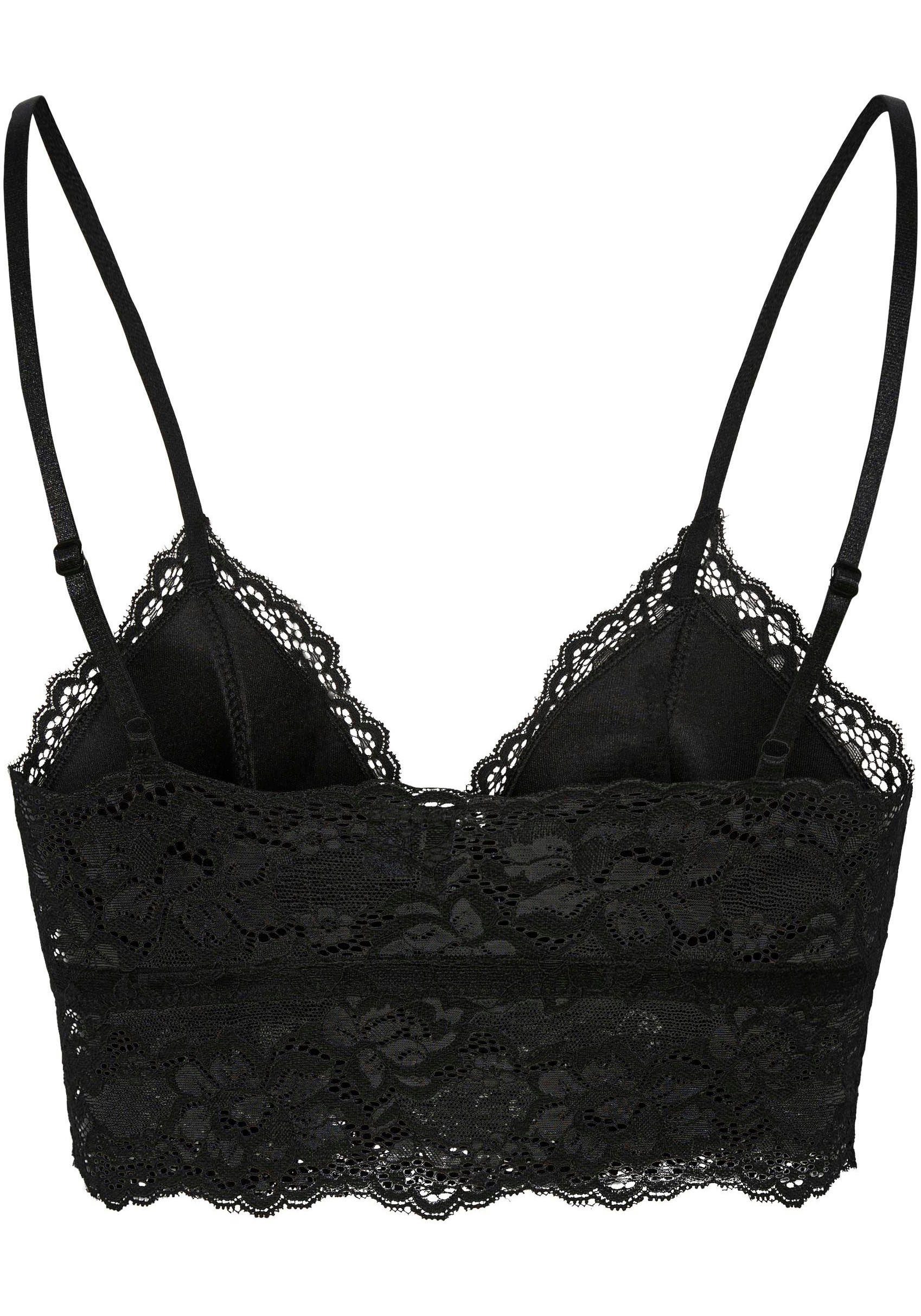 STRAP BRA pieces LACE Bralette-BH NOOS PCLINA TOP