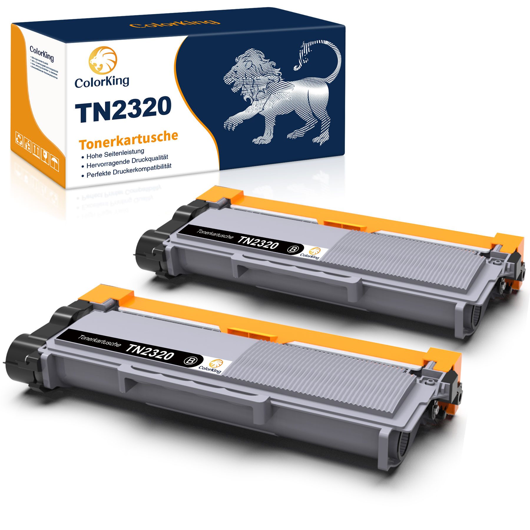Tonerpatrone 2PK TN 2320 für Brother TN2320 Toner MFC L2700DW L2700DN HL-L2340DW