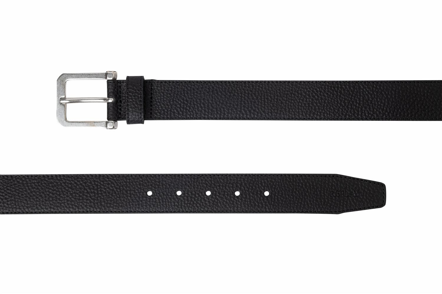 Replay Ledergürtel aus gewalktem Leder günstig online kaufen