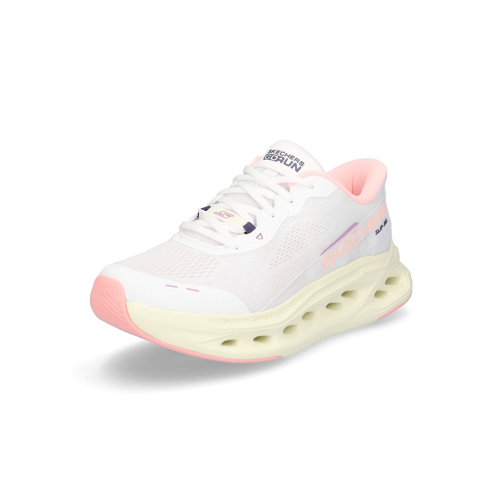 Skechers Damen Slip-in Sneaker Glide-Step Caledonia weiß Sneaker