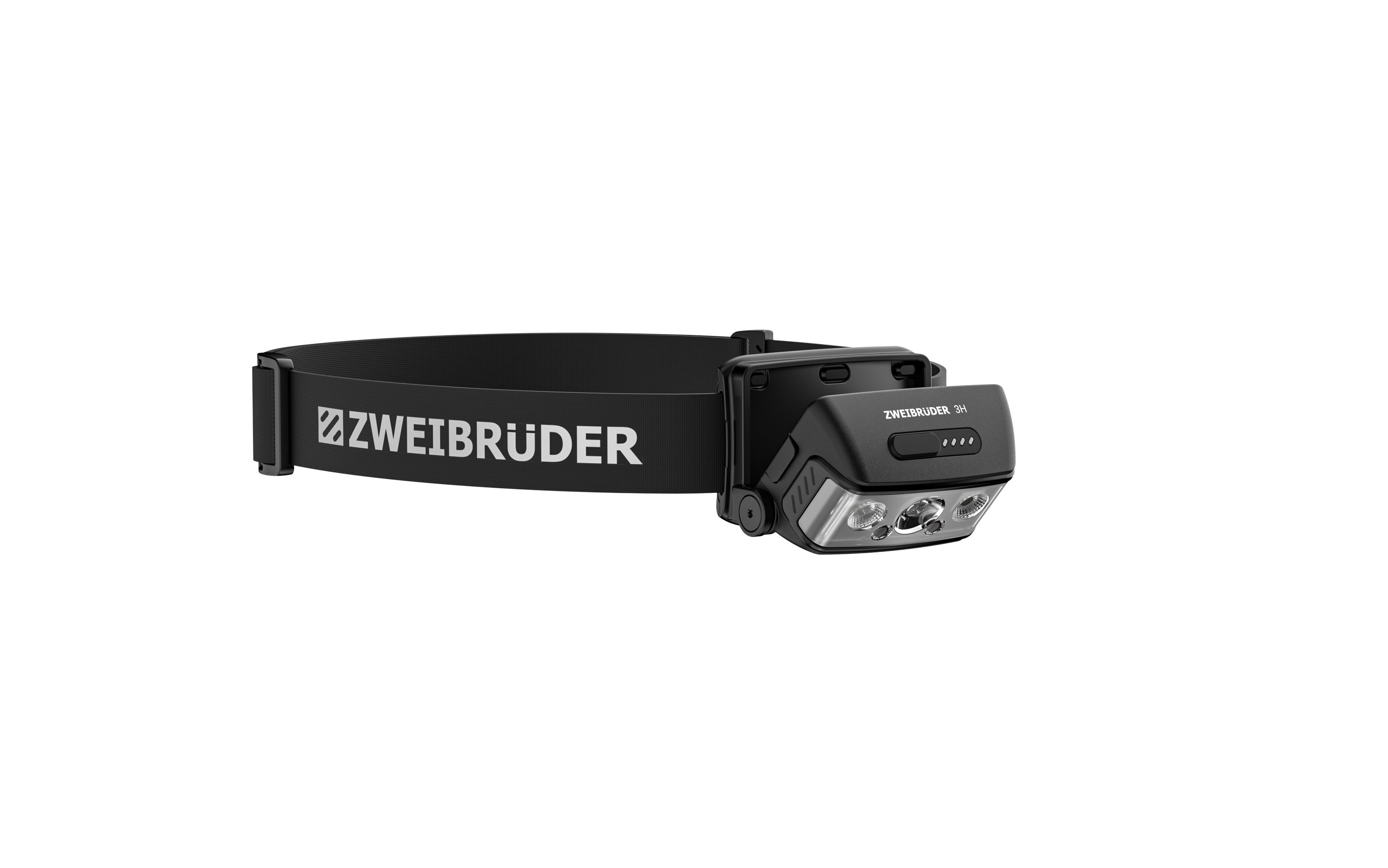 Zweibrüder LED Stirnlampe ZB3H, Focus-Function aufladbar / USB-C Aluminium Housing Rotlicht
