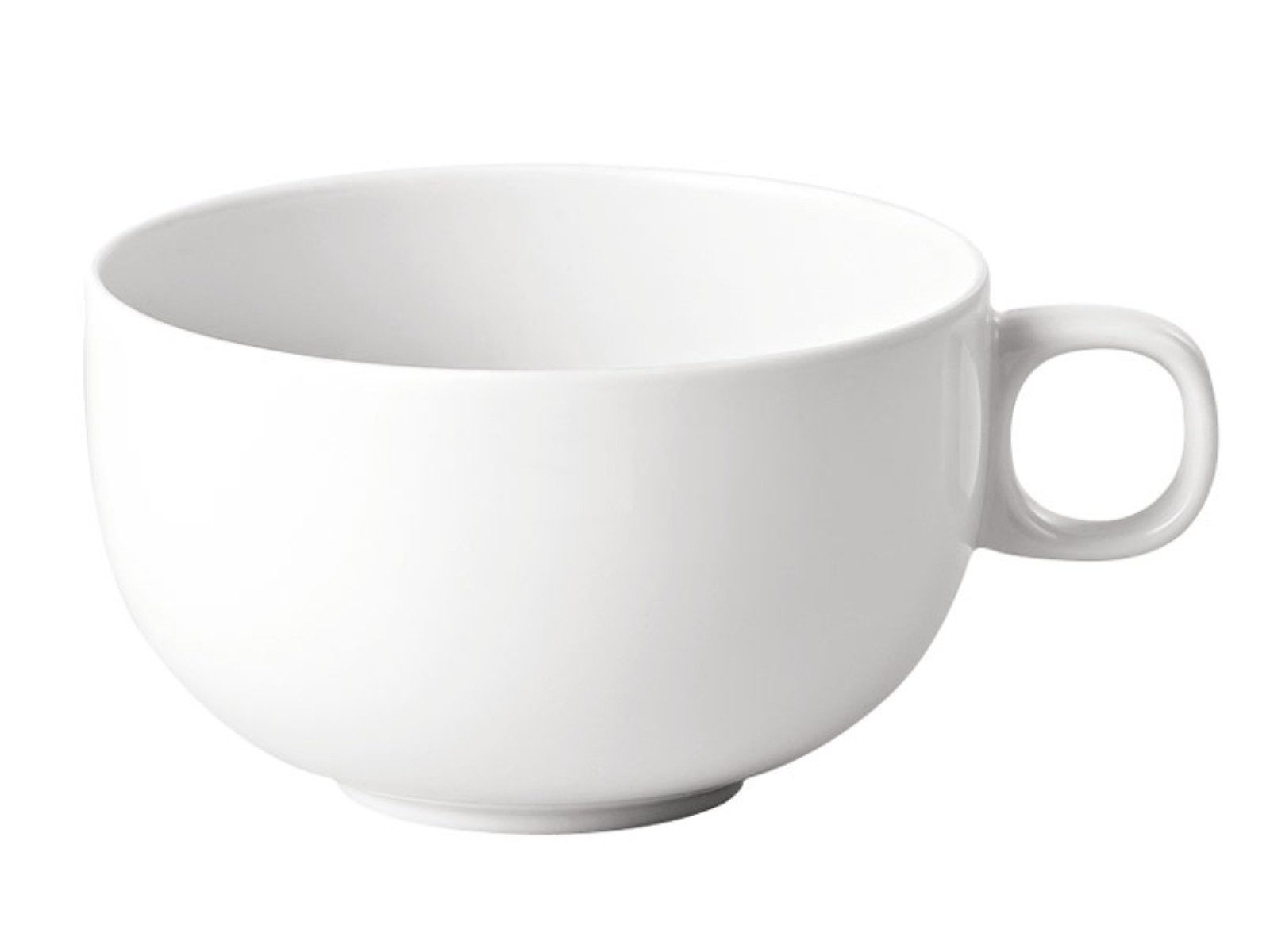 Rosenthal Tasse Moon Weiss Tee-Obertasse 0,27 l, Porzellan, Tassen