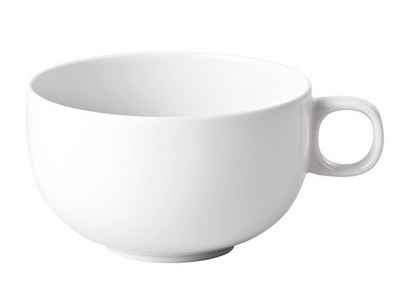 Rosenthal Tasse Moon Weiss Tee-Obertasse 0,27 l, Porzellan