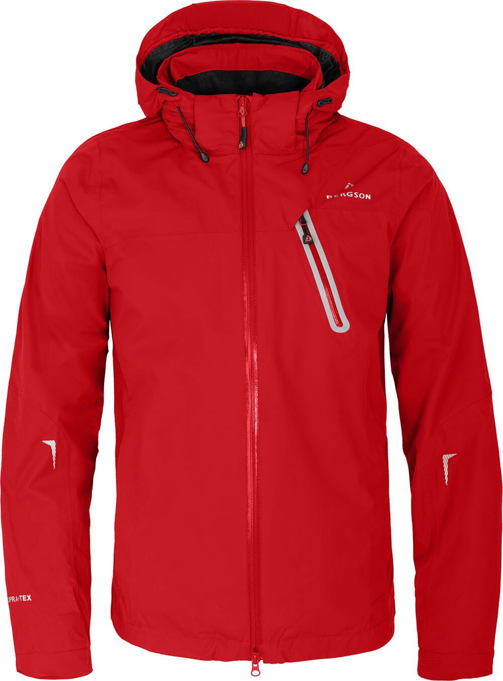 Bergson Regenjacke MOORE Herren Rad-Regenjacke, Netzfutter, 12000 mm Wasser günstig online kaufen