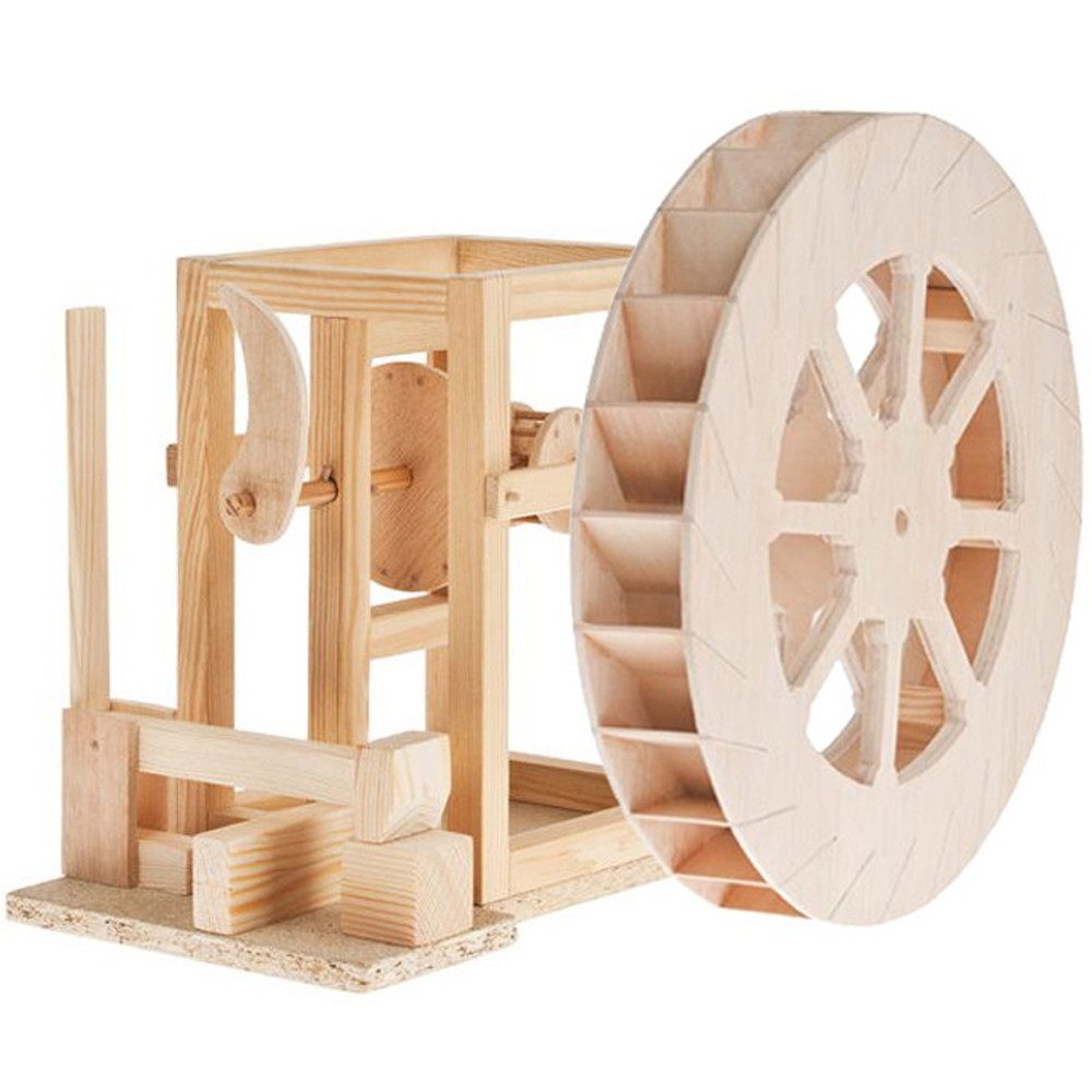 matches21 HOME & HOBBY Hammerwerk mit Wasserrad Holz-Bausatz Holzbaukasten günstig online kaufen