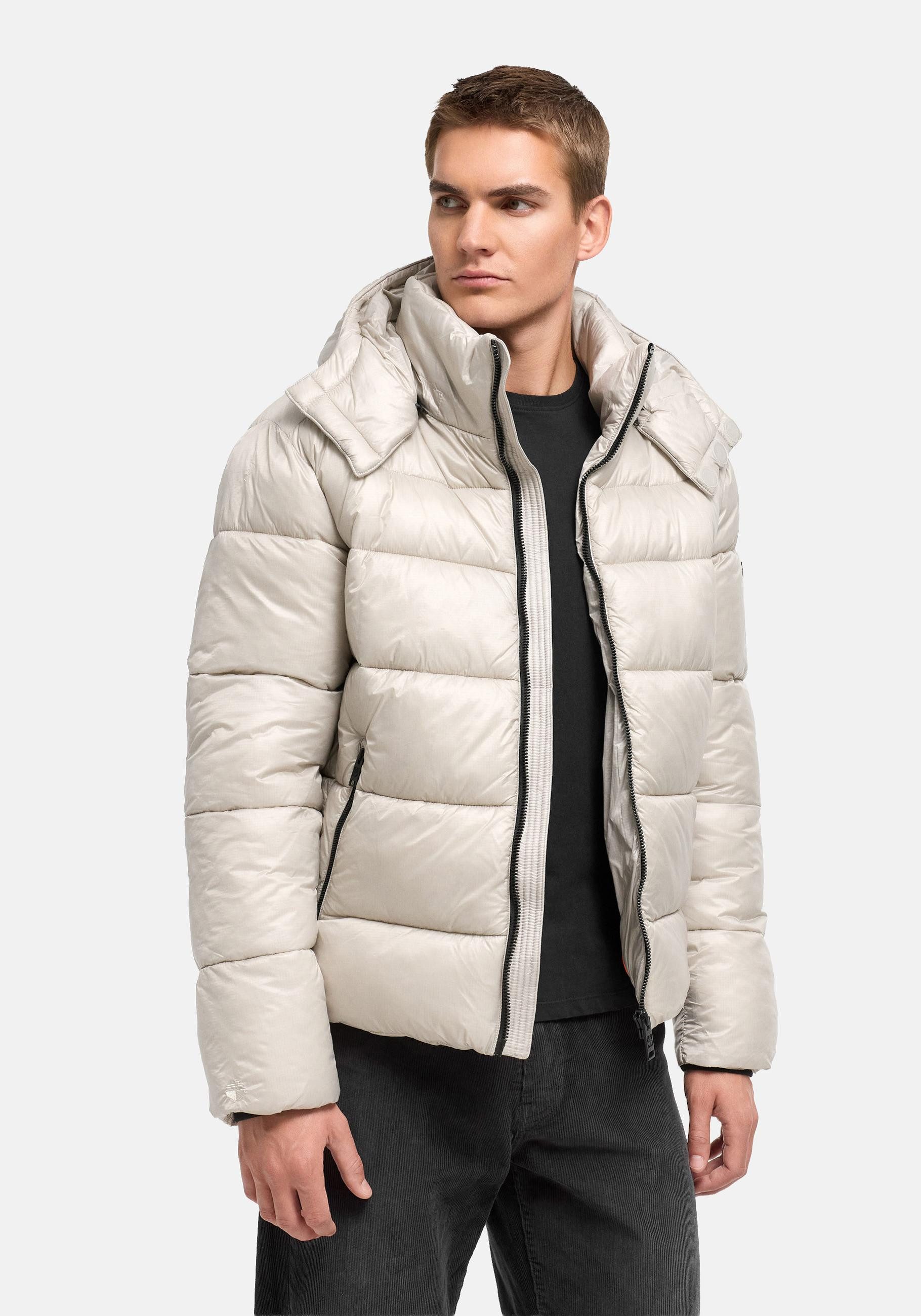 Stone Harbour Steppjacke Ezioo XX Herren Winterjacke mit magnetischen Knöpfen