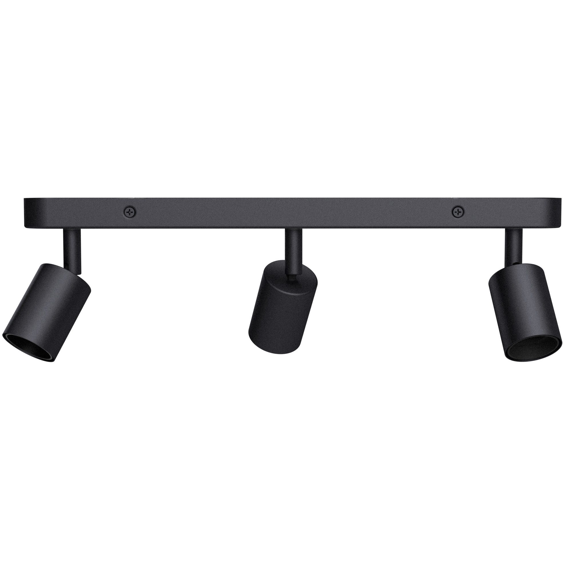 linovum LED Aufbaustrahler AWORA Deckenleuchte E27 3 flammig schwarz schwenkbar drehbar Spot