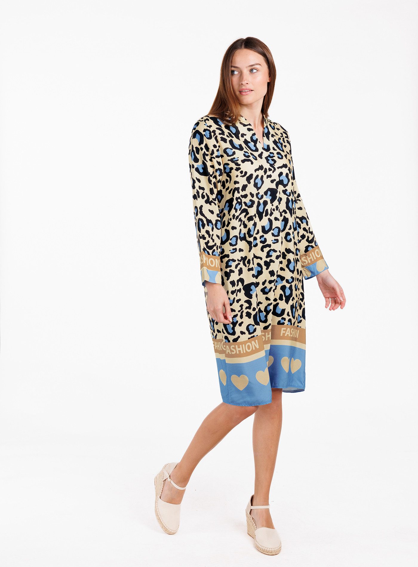 Key Largo Druckkleid WD SAVANNA v-neck günstig online kaufen