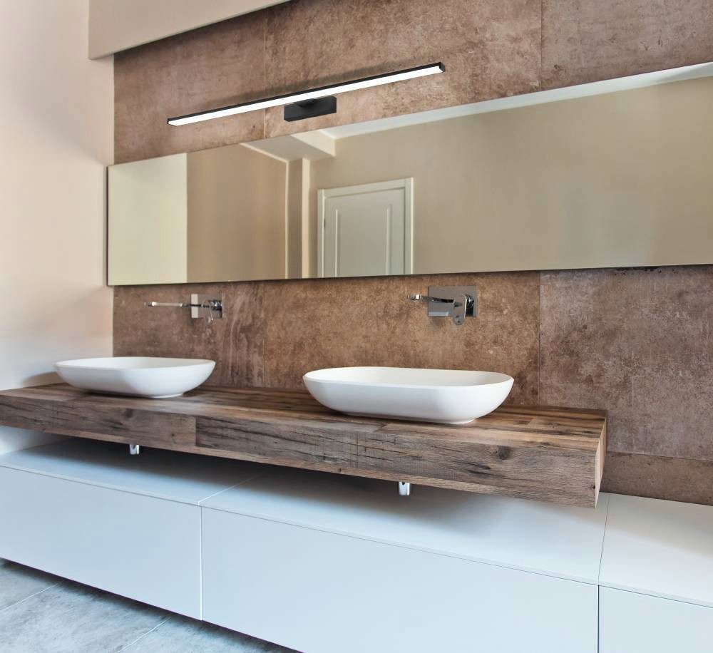 EGLO Spiegelleuchte PANDELLA 1, LED wechselbar, Neutralweiß, Wandleuchte, L günstig online kaufen