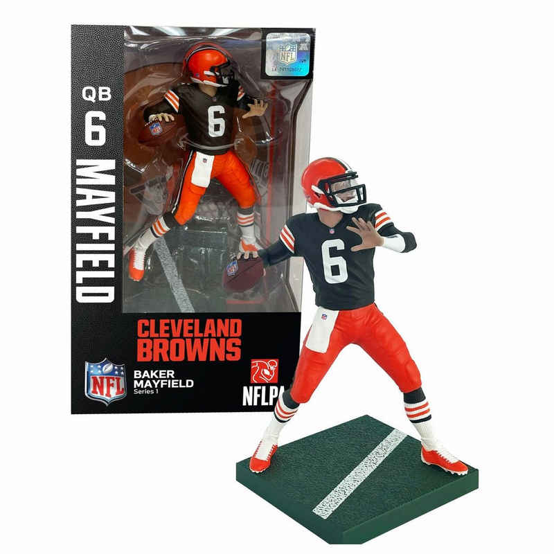 Imports Dragon Actionfigur NFL Sammelfigur Series 1 - Baker Mayfield (Cleveland Browns) [15cm]