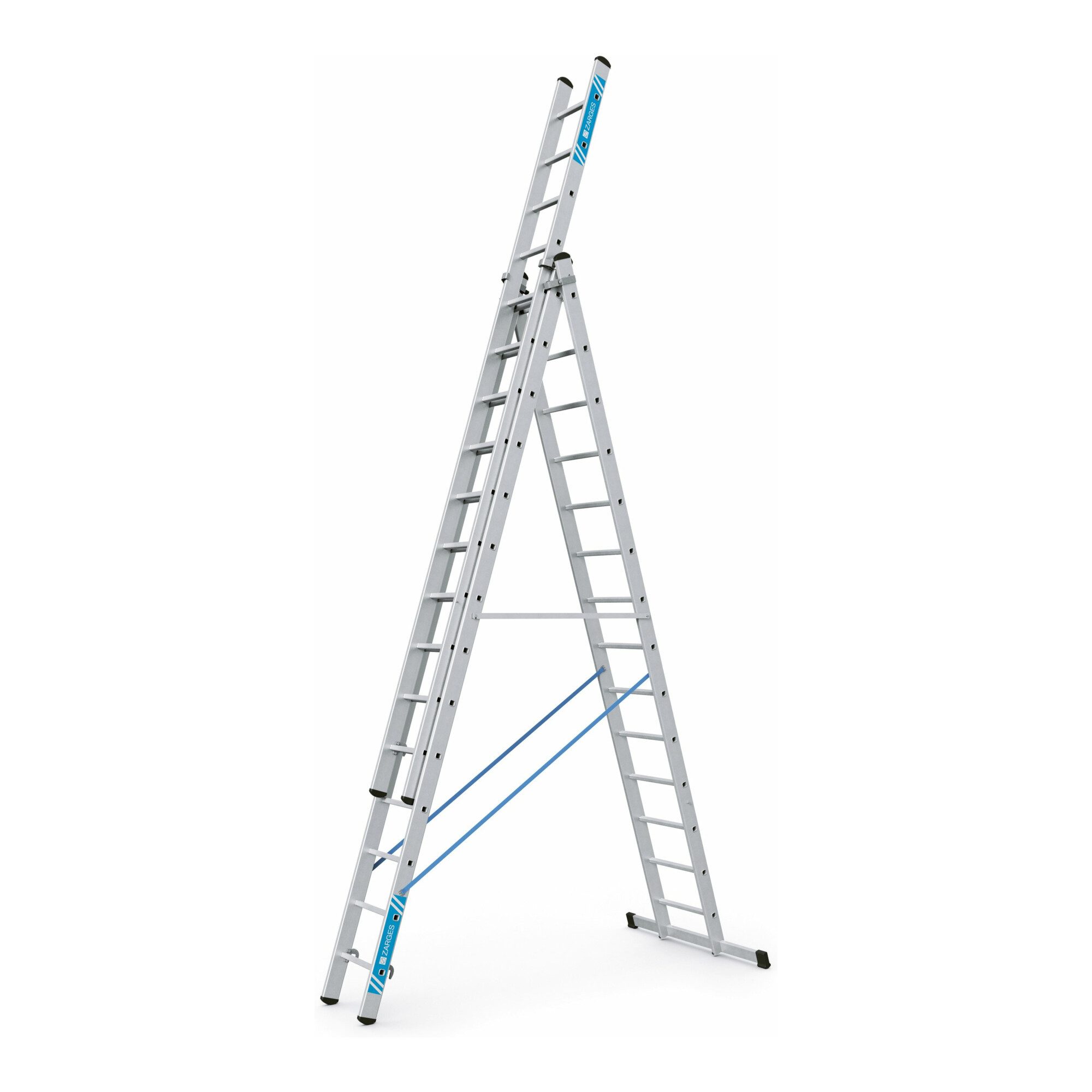 Zarges Vielzweckleiter ZARGES Mehrzweckleiter Skymaster X, LM, 3 x 14 Sprossen