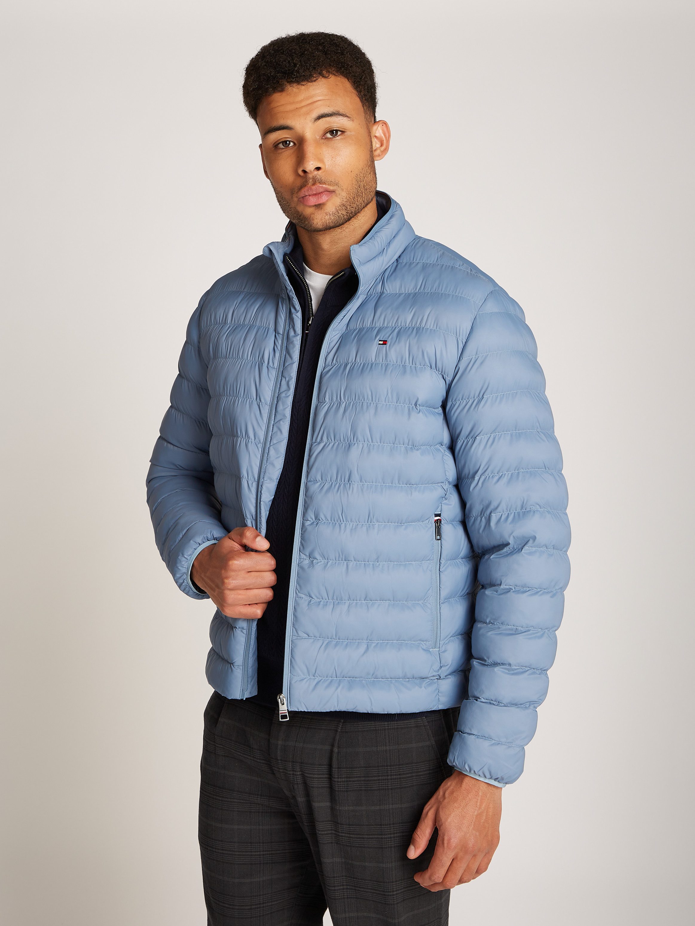 Tommy Hilfiger Steppjacke PACKABLE RECYCLED JACKET mit Logostickerei