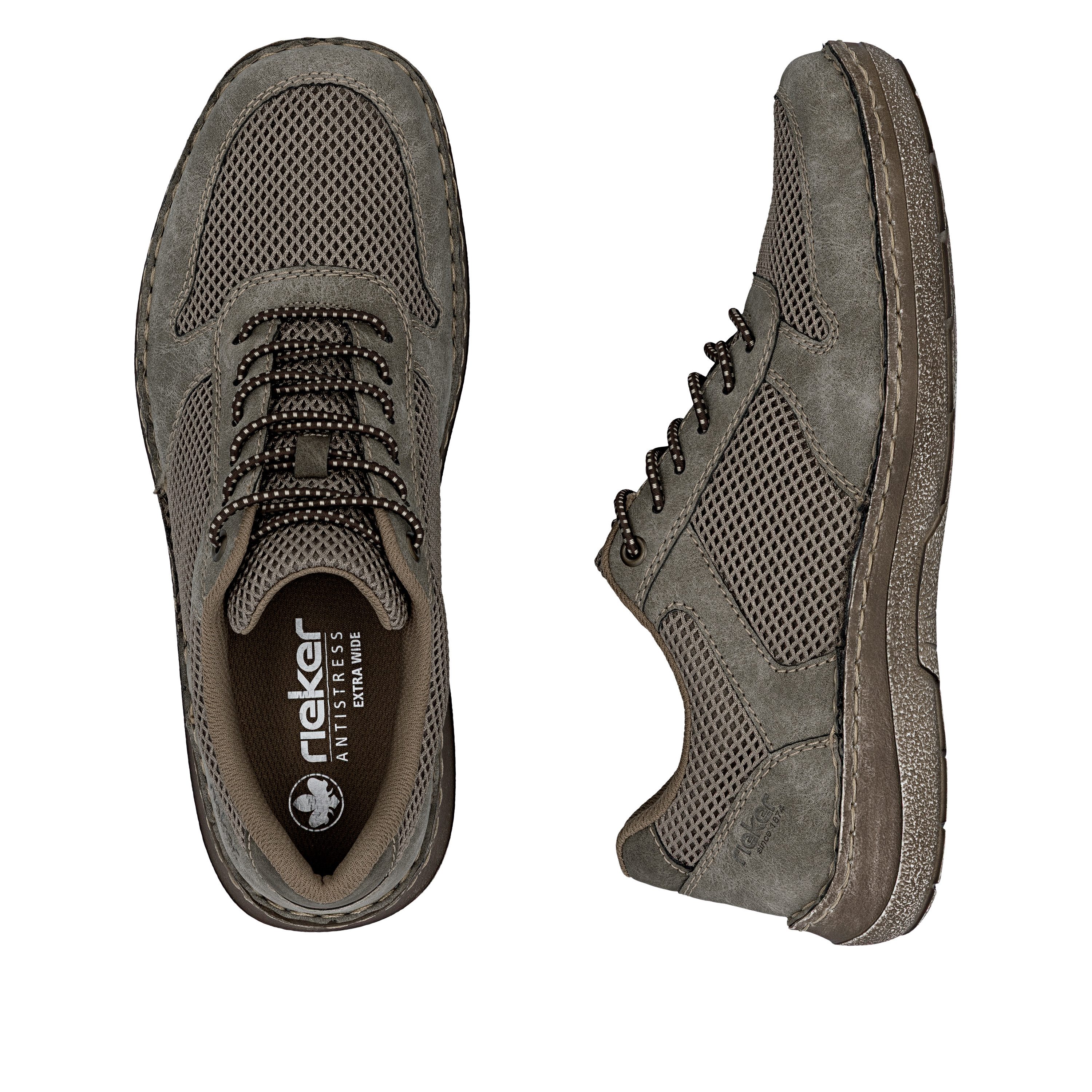 Rieker Slip-On Sneaker Freizeitsneaker, Halbschuh, Schlupfschuh mit Gummizug