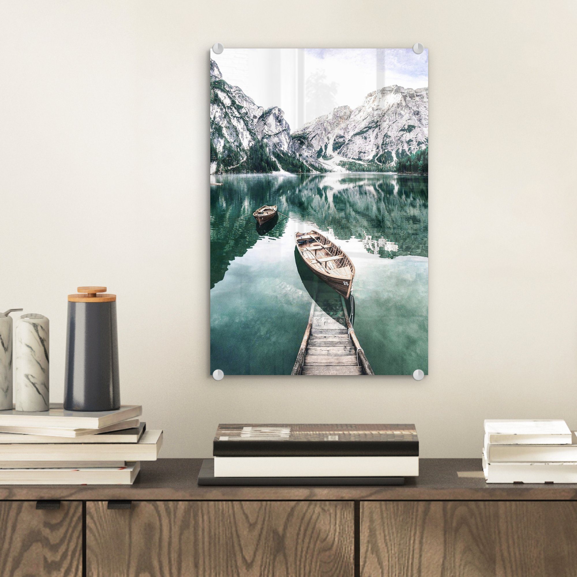 MuchoWow Acrylglasbild Berge - Schnee - günstig online kaufen