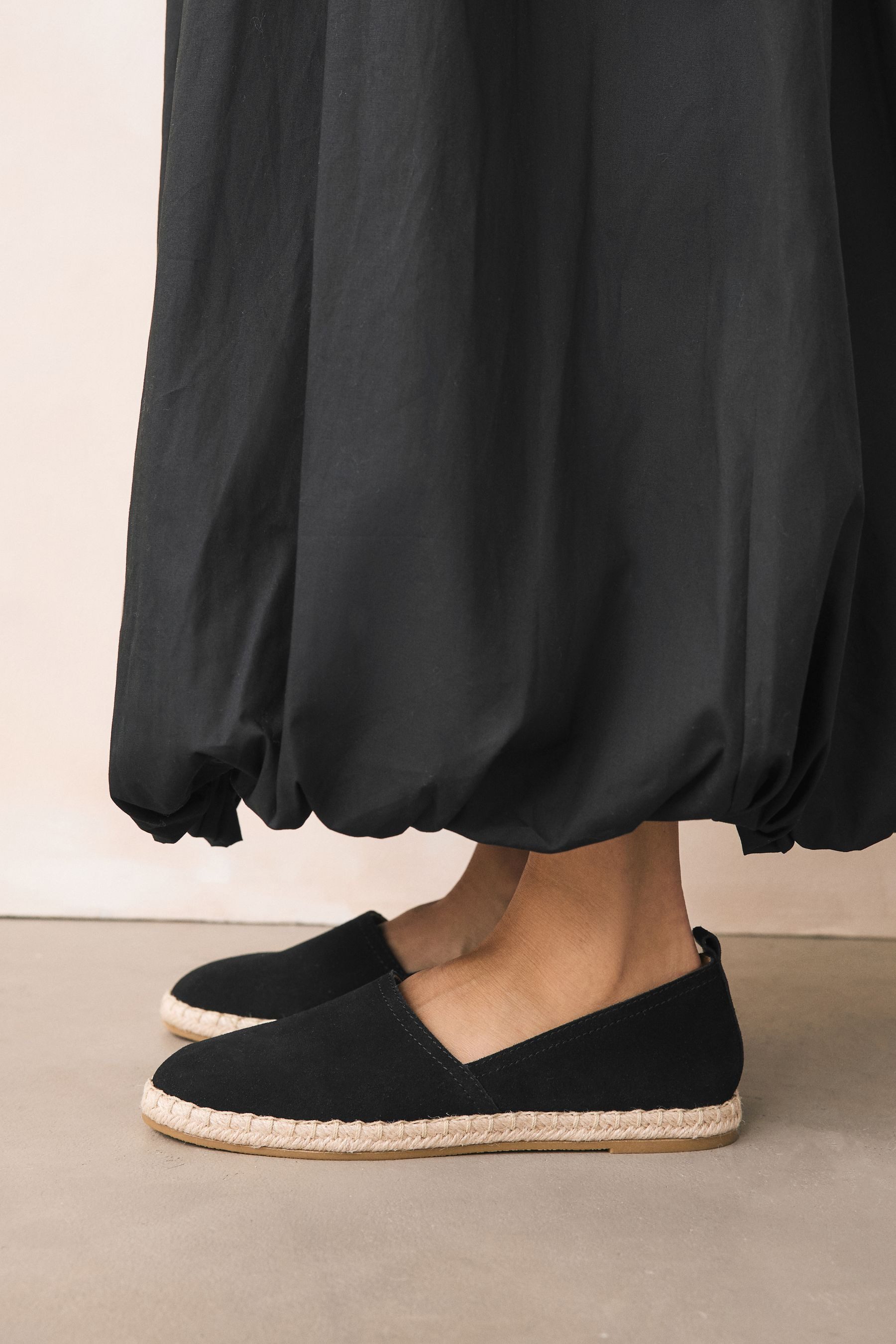 Next Forever Comfort® Espadrilles aus Veloursleder Espadrille (1-tlg)