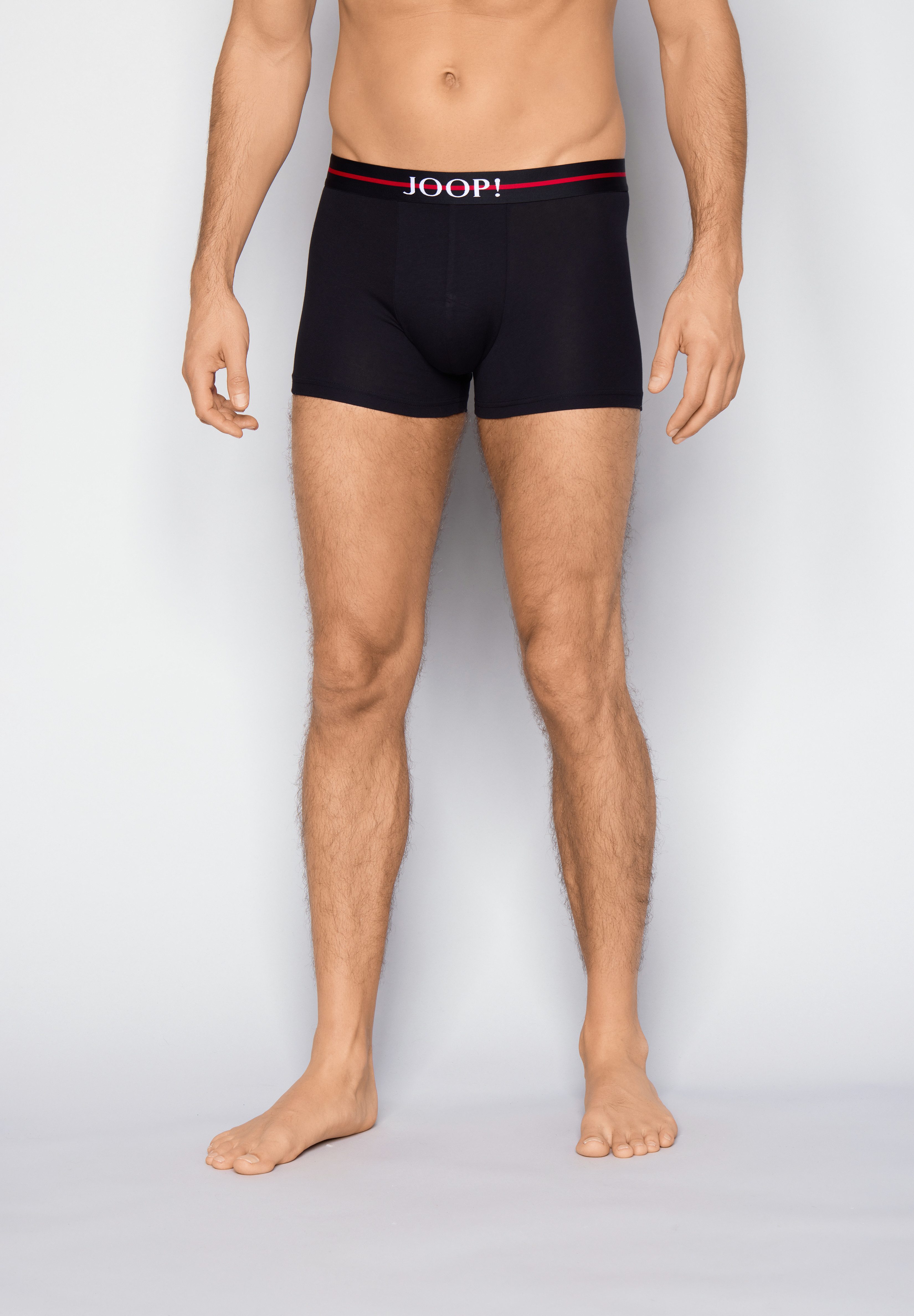 JOOP! Boxershorts Everyday (2er Pack) ohne Eingriff, elastischer Logobund, Baumwollmix