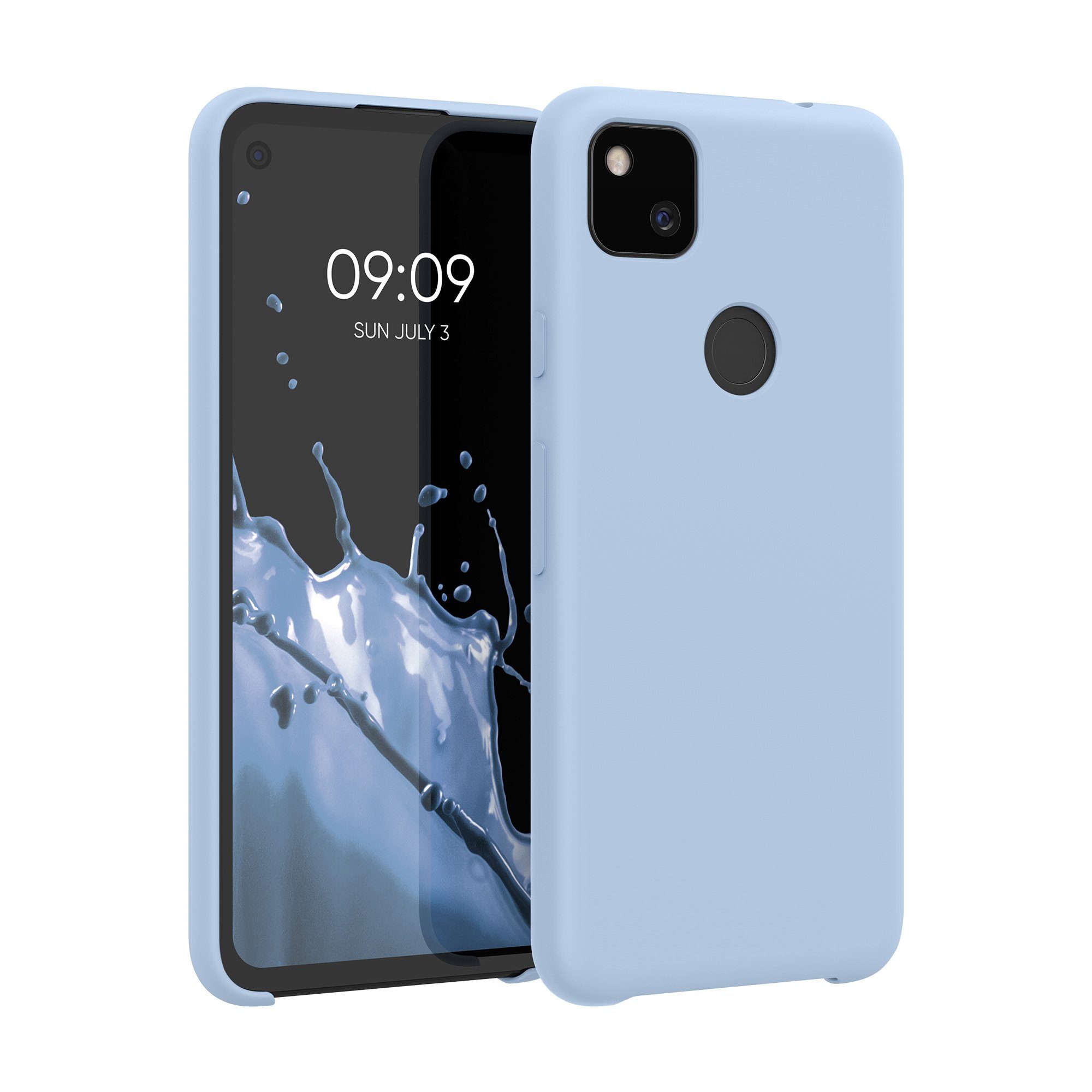 kwmobile Handyhülle Handyhülle für Google Pixel 4a Hülle, Weiches Handy Silikon Case - Schutzhülle Cover