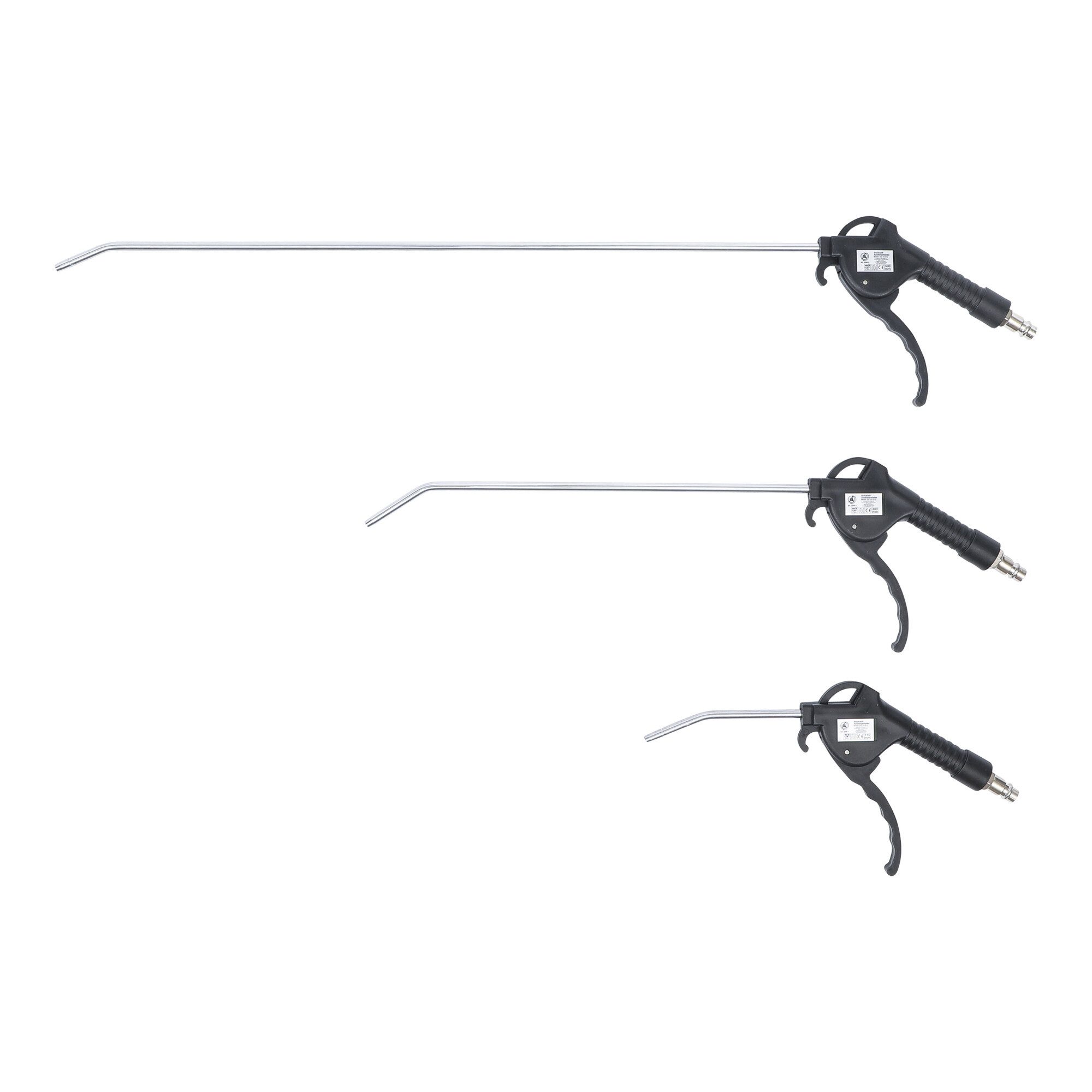 BGS Ausblaspistole BGS Do it yourself Druckluft-Ausblaspistolen-Satz 110 / 300 / 500 mm 3