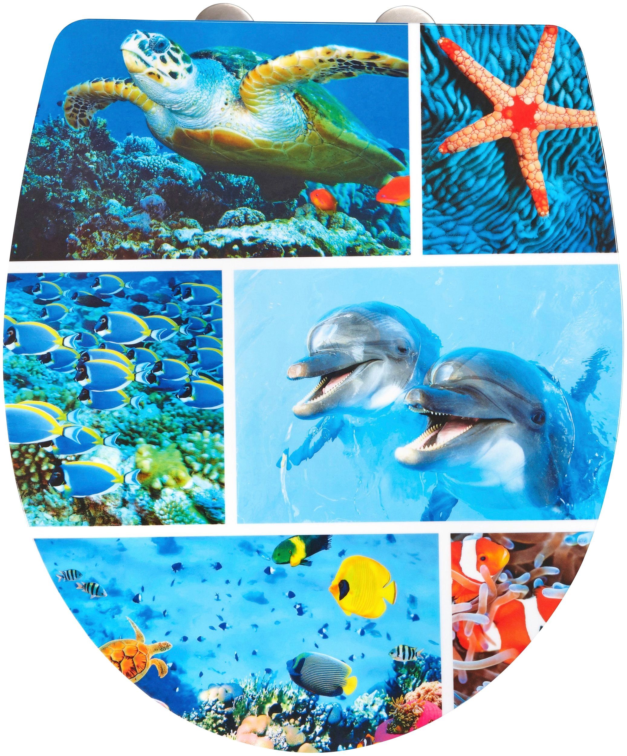 ADOB WC-Sitz Meer, Absenkautomatik, zur Reinigung auf Knopfdruck abnehmbar günstig online kaufen