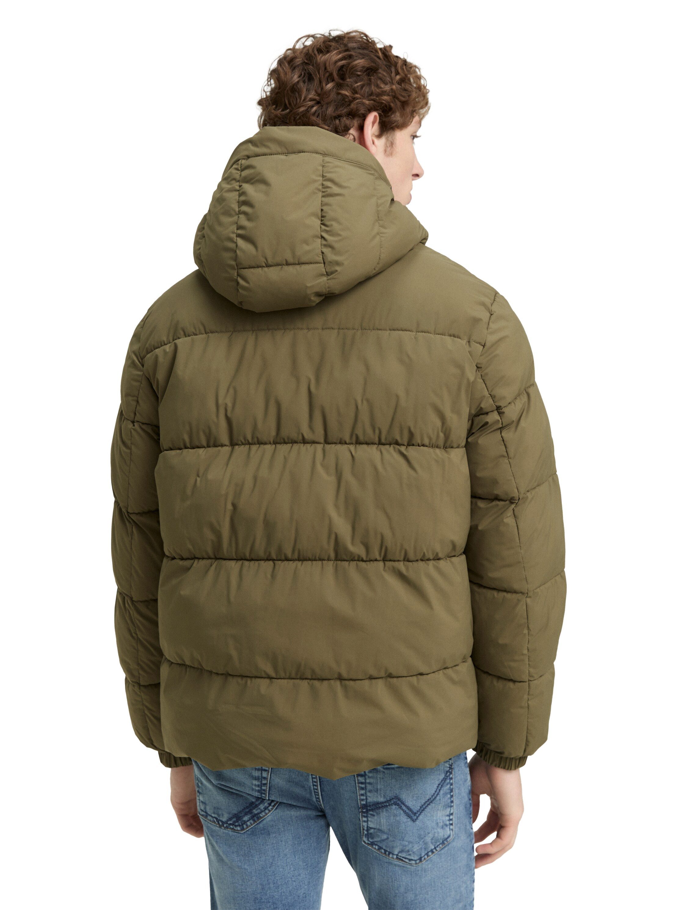 TOM TAILOR Denim Steppjacke mit Kapuze günstig online kaufen