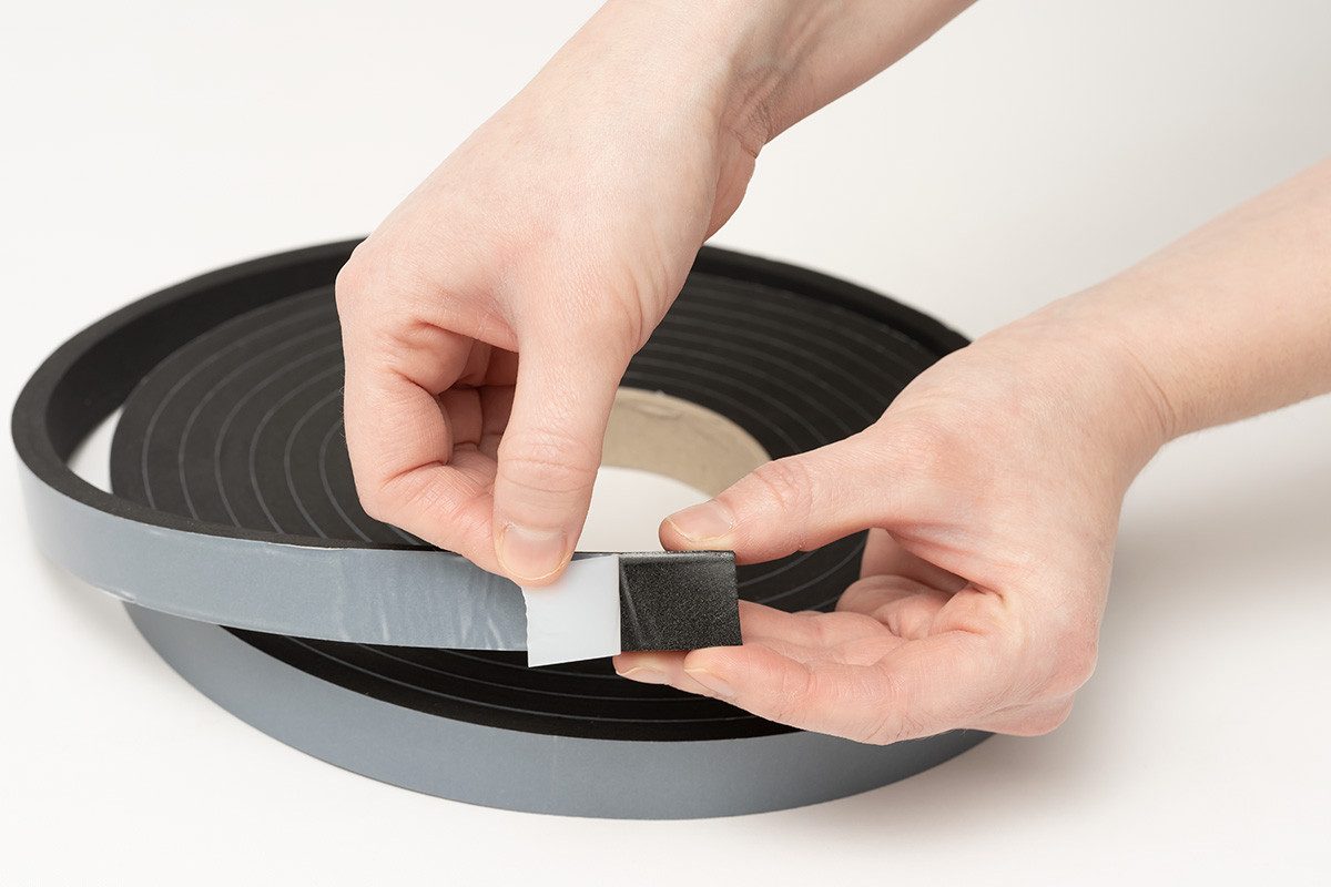 LYSEL® Dichtband EPDM Zellkautschuk Dichtungsband einseitig selbstklebend Länge 5 Meter (1-St) 5000 x 15 mm [L x B]