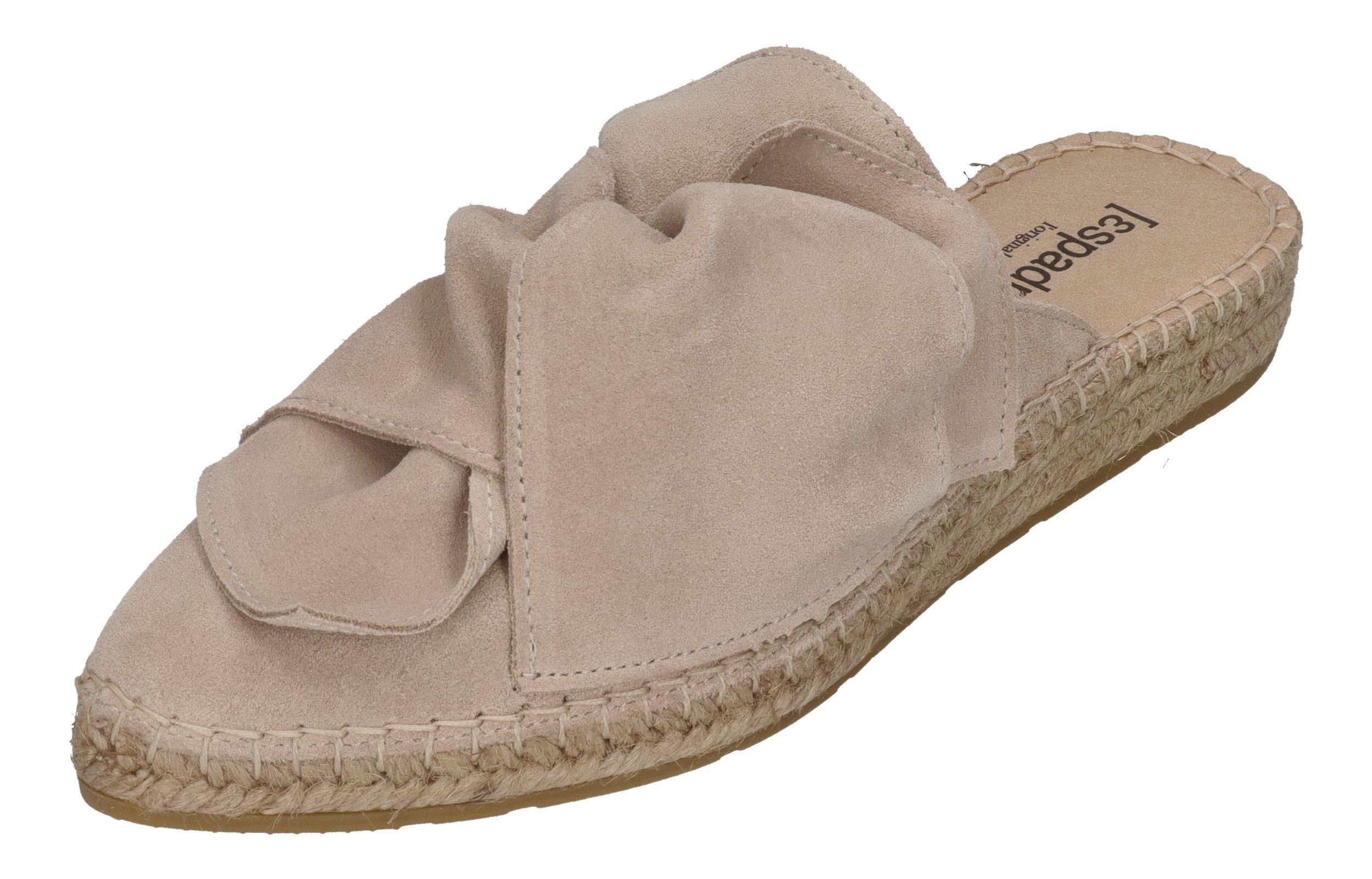 espadrij l´originale MULE BOUCLE KNOT Keilpantolette Beige