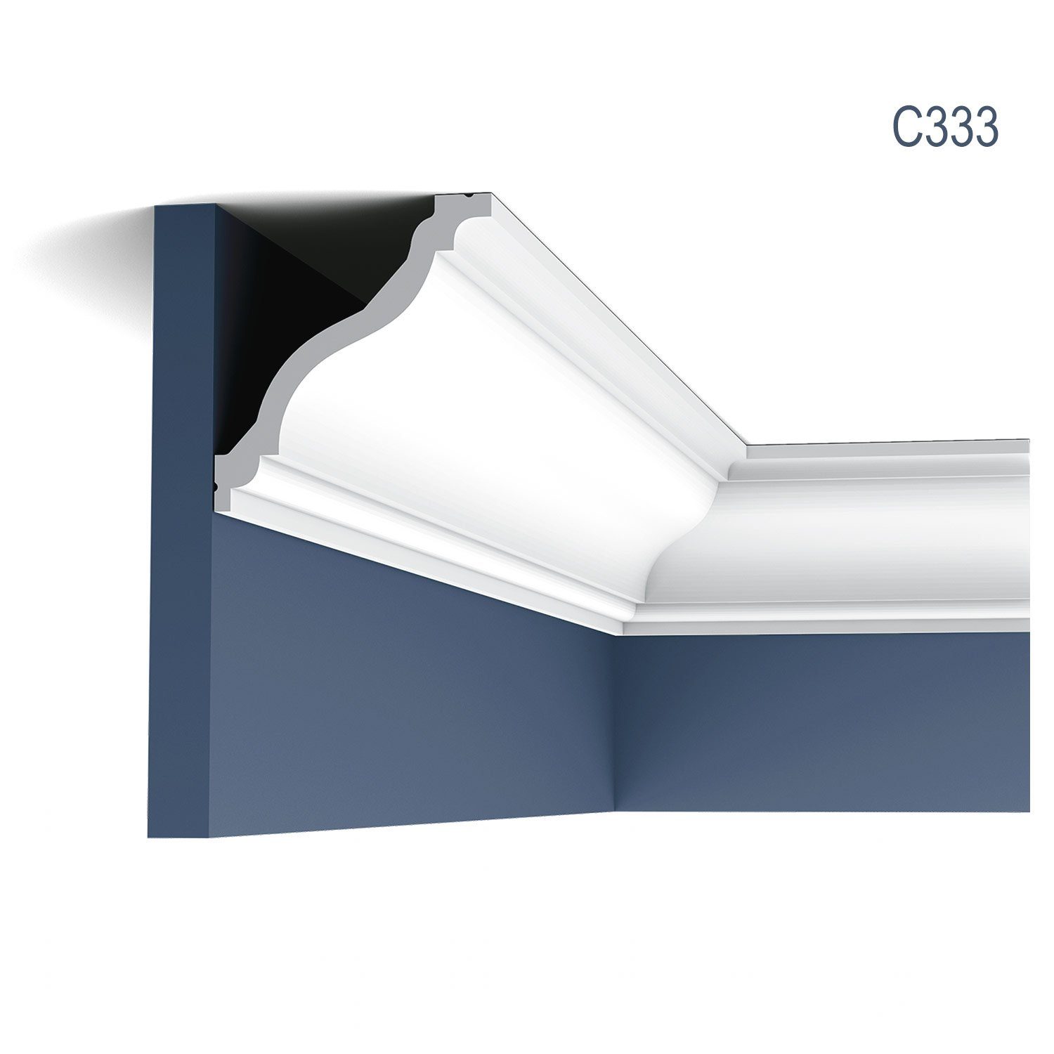 Orac Decor Deckenleiste C333 Decken Eckleiste Stuckleiste Stuck Dekor Zierprofil 2 m, kleben, Purotouch®, 1-St., Eckleiste Stuckleiste Profilleiste 2 Meter