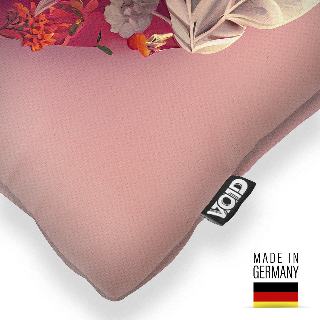 VOID Kissenbezug, (1 Stück), Blumen Herz Liebe Muttertag valentinstag mutter muttertag geschenk he