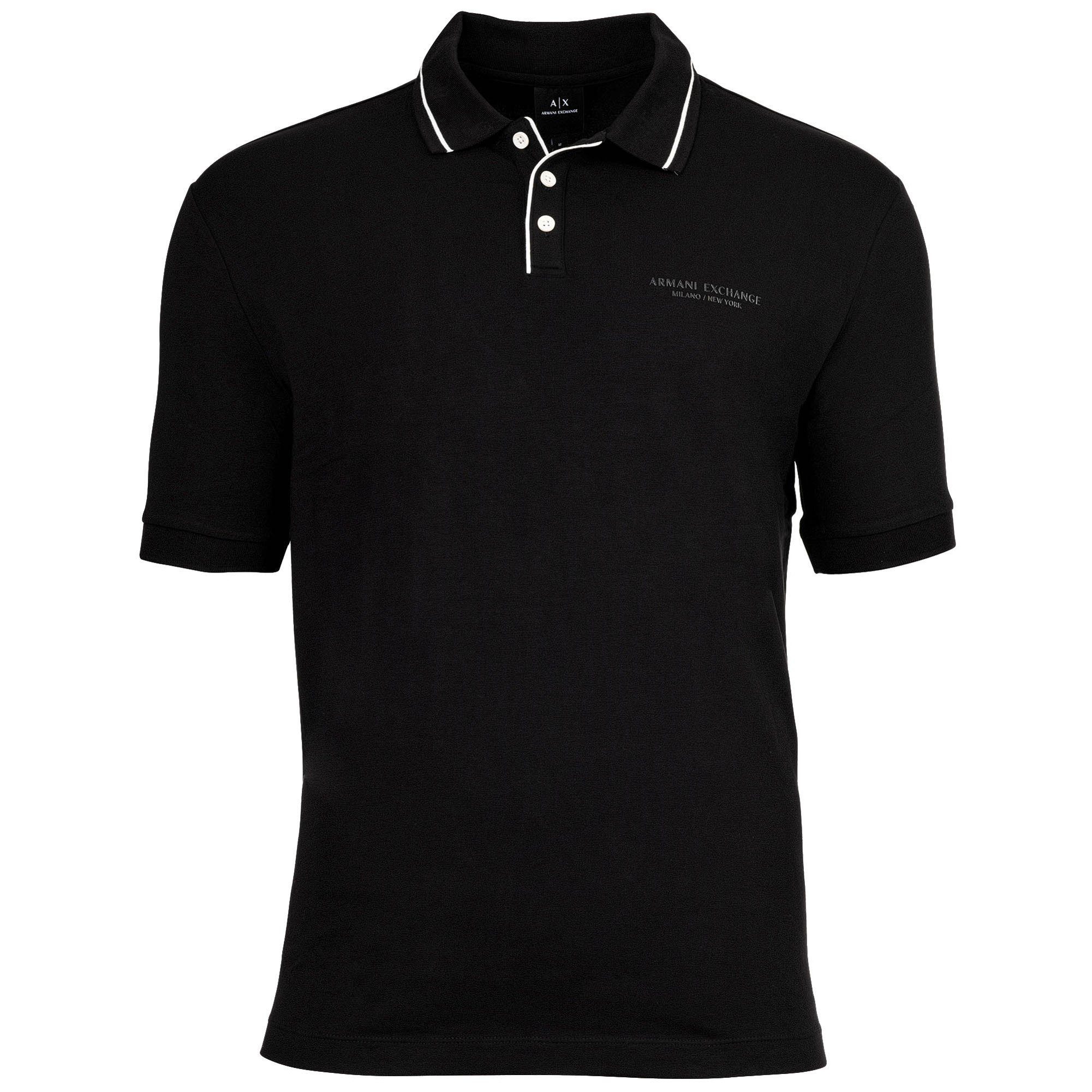 ARMANI EXCHANGE Poloshirt Herren Poloshirt 1er Pack Baumwolle POLO SHIRT (Packung, 1er Pack)