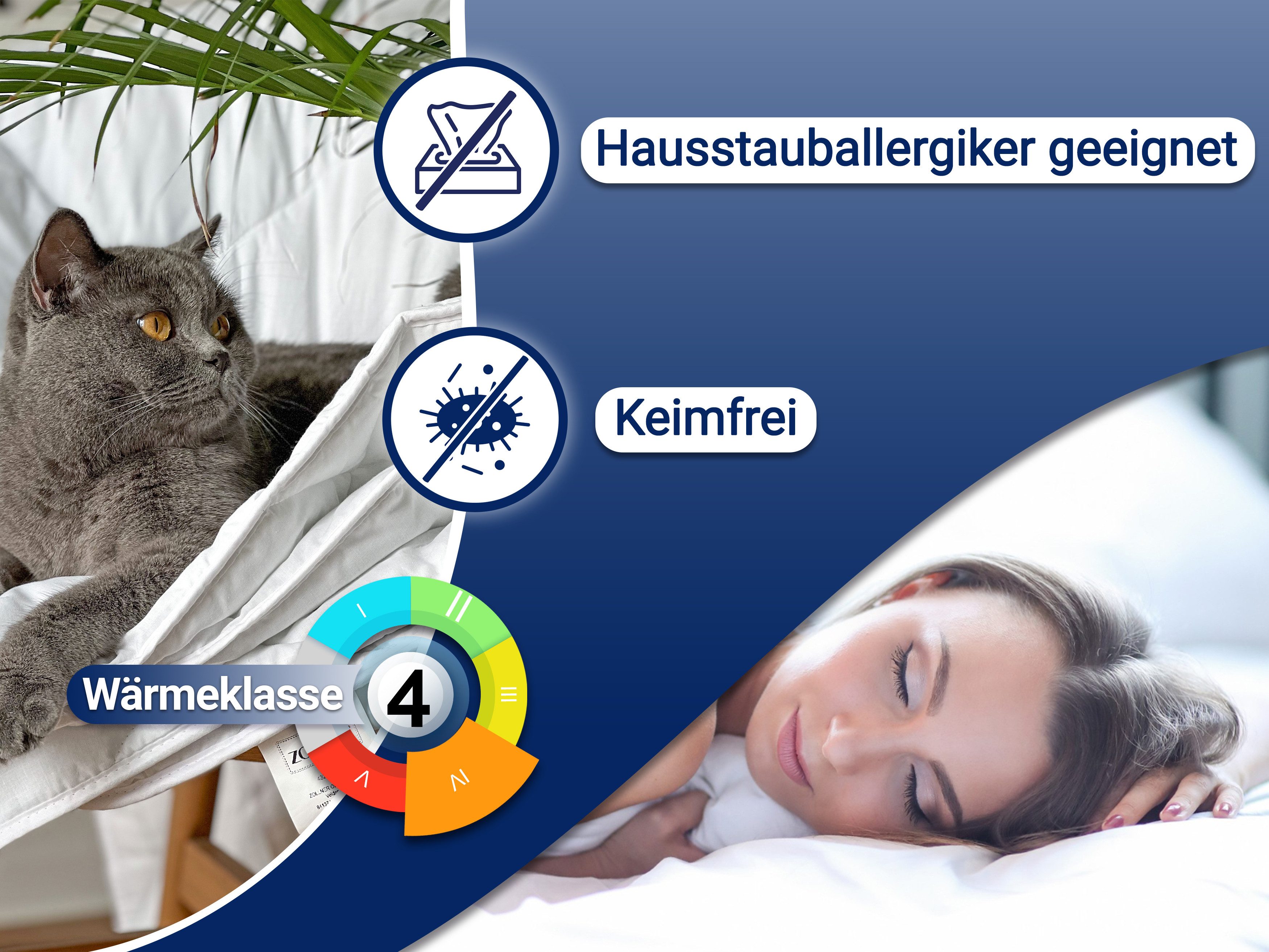 ZOLLNER Microfaserbettdecke, 135 x 200 cm, günstig online kaufen