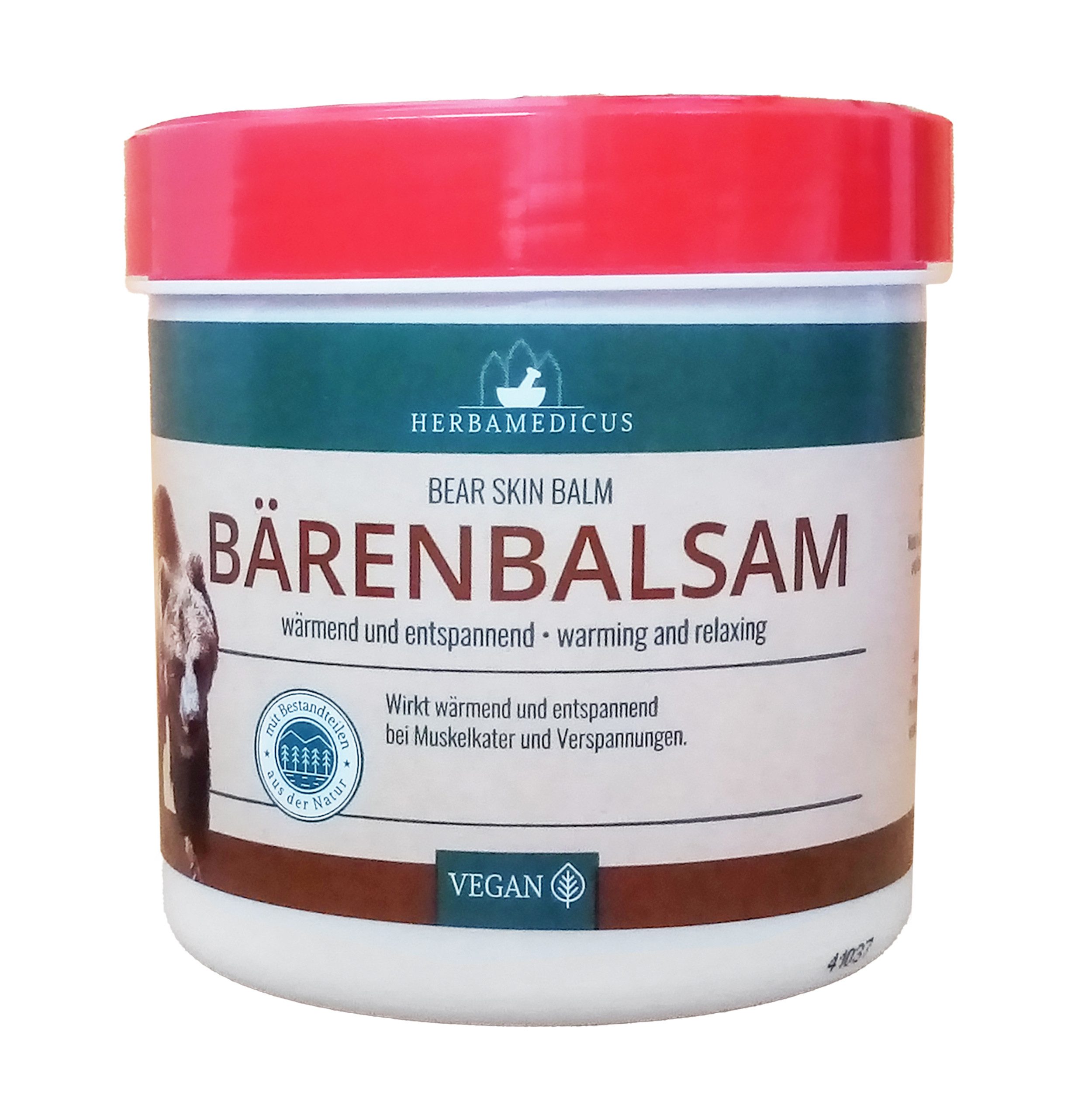 vom Pullach Hof Körperbalsam BÄRENBALSAM 250ml wärmend Muskeln Gelenke Bärenbalsam 68, Bärensalbe Körperpflege Körper Balsam Creme Salbe