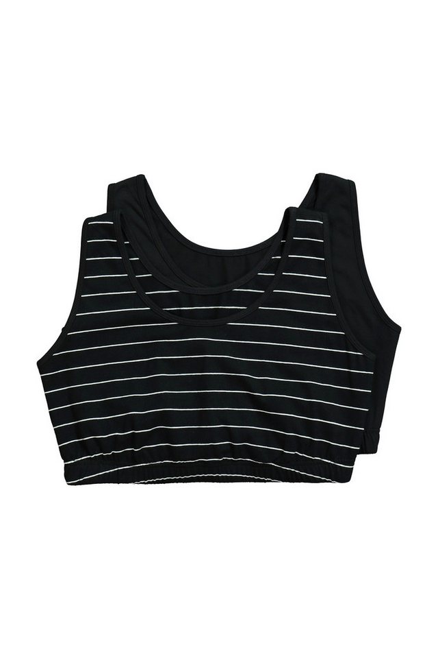 Ulla Popken Bustier Bustiers 2er-Pack Spitzenkante
