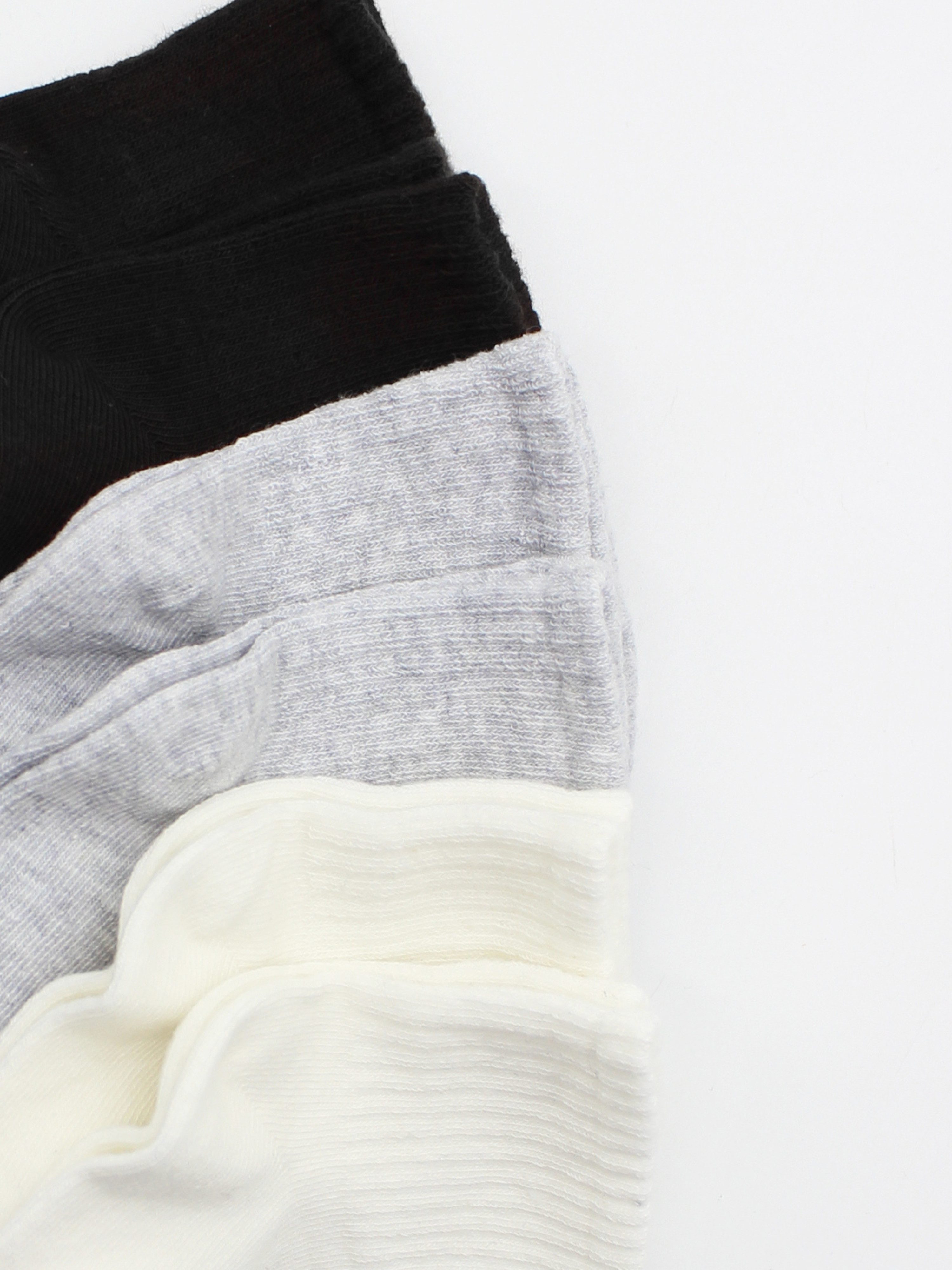 bistyle Socken für Babys Neugeborene Babysocken Jungen Mädchen Kurzsocken (Set, 6-Paar, 6er-Pack) gerippt Bio-Baumwolle GOTS zertifiziert 0-6 Monate bis 2-3 Jahre
