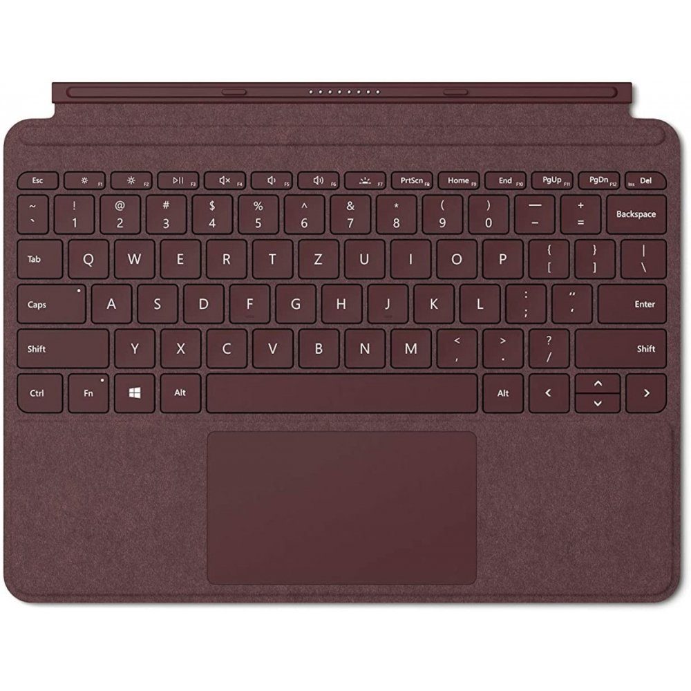 Microsoft Surface Go Signature Type Cover - Tastatur - bordeaux rot Tablet-Tastatur