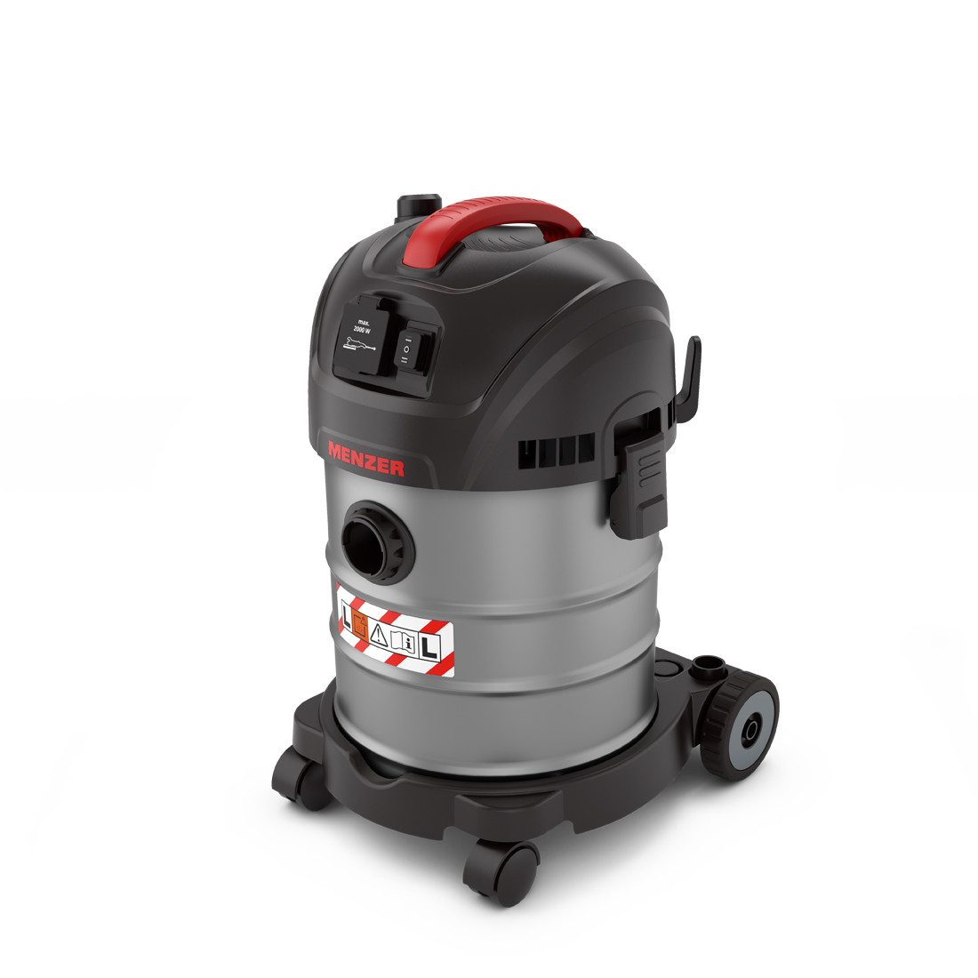 MENZER Industriesauger VCL 320, 1400 W, Sicherheitssauger, Nass-Trocken-Sauger, Klasse L, 20l
